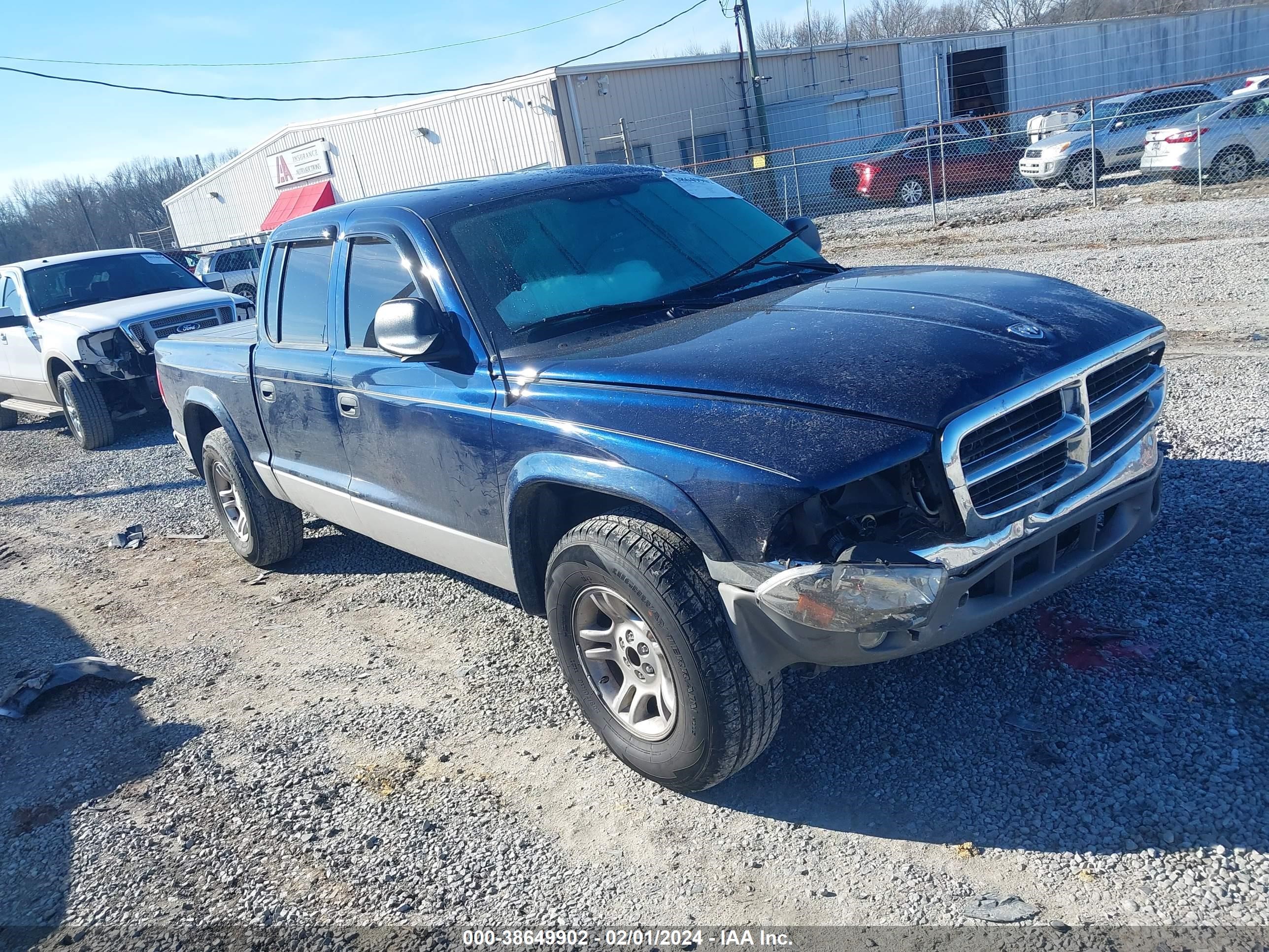 DODGE DAKOTA 2004 1d7hl48n44s586753