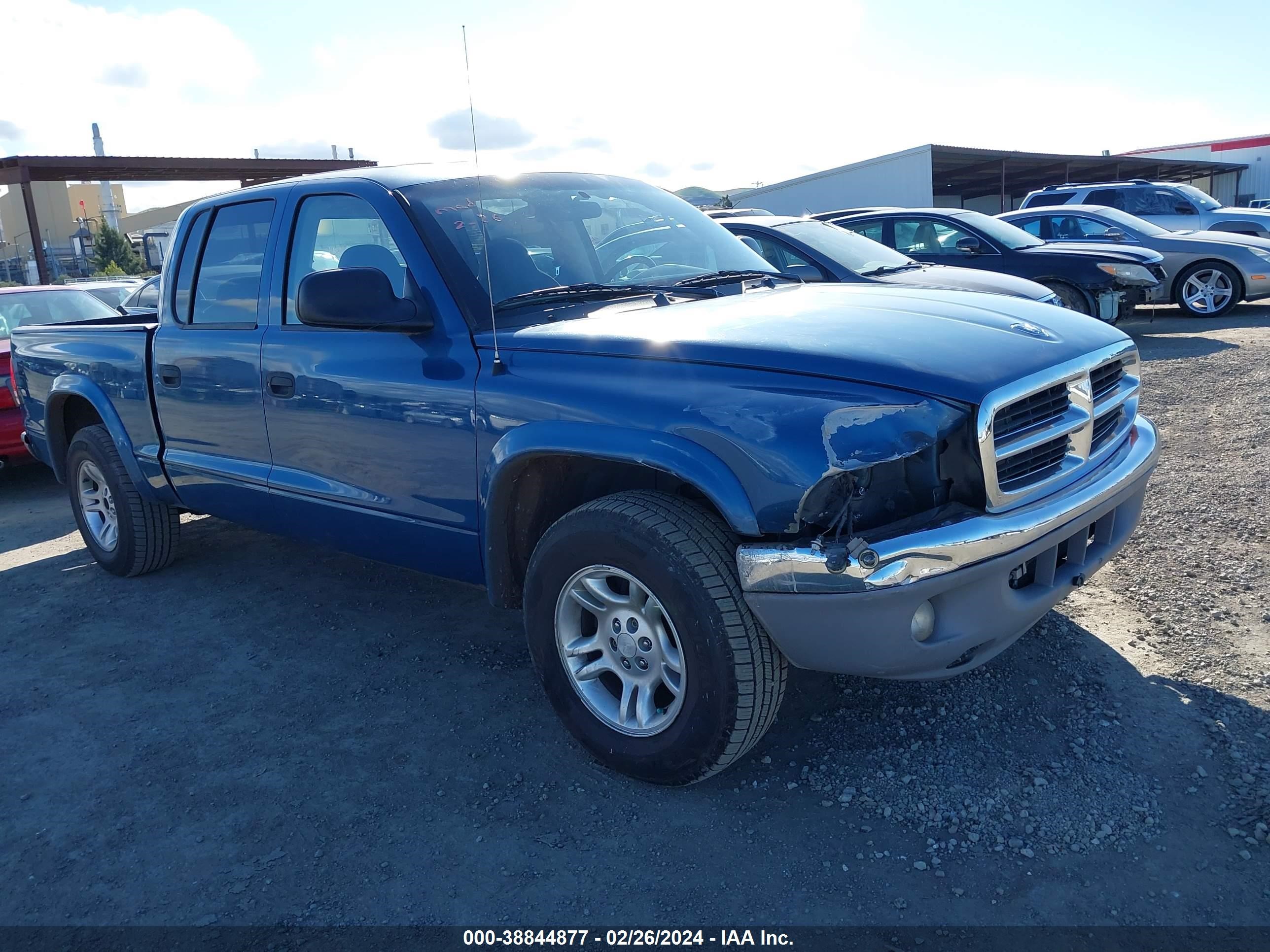 DODGE DAKOTA 2003 1d7hl48n83s101285