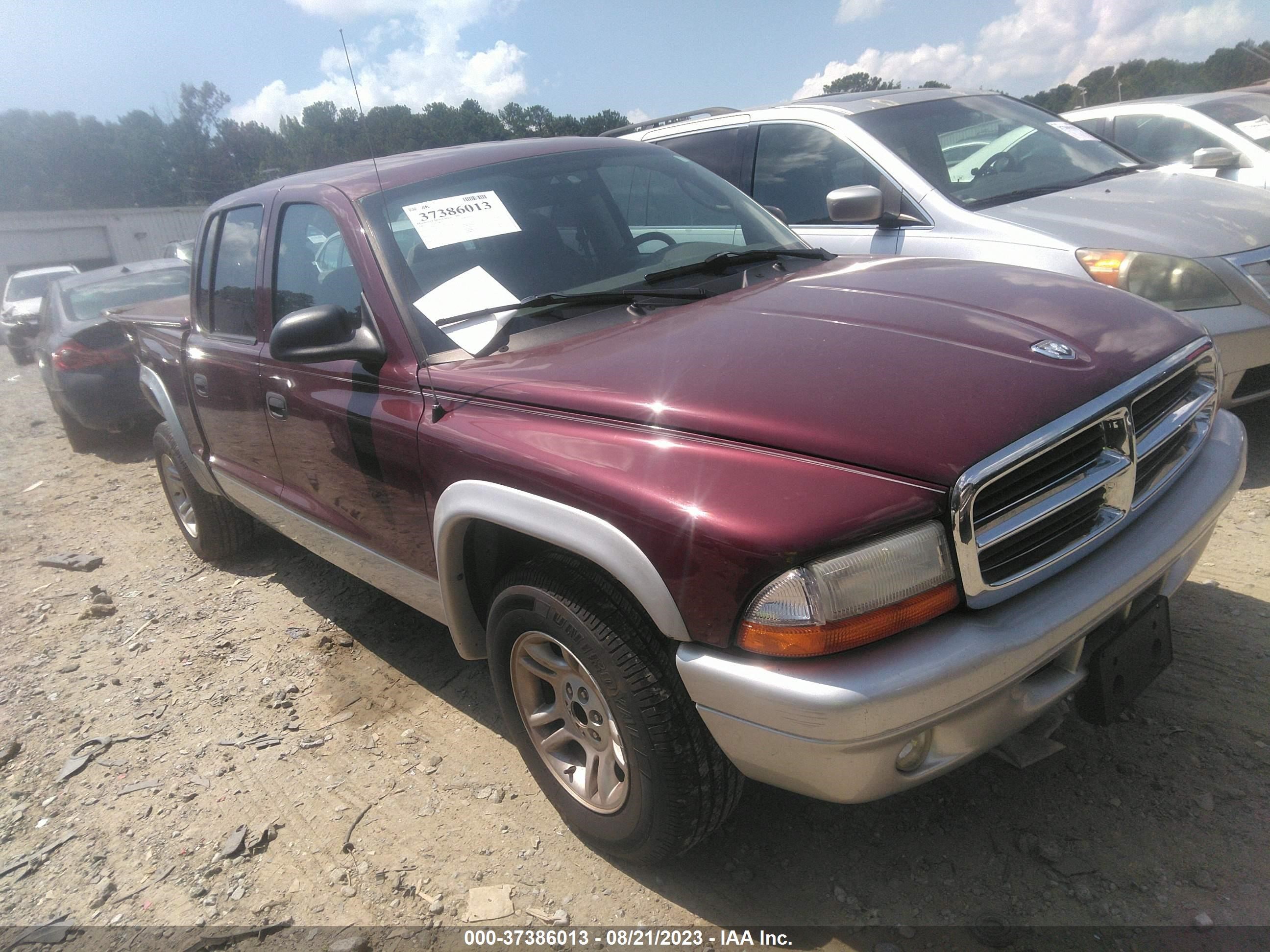 DODGE DAKOTA 2003 1d7hl48x23s366768