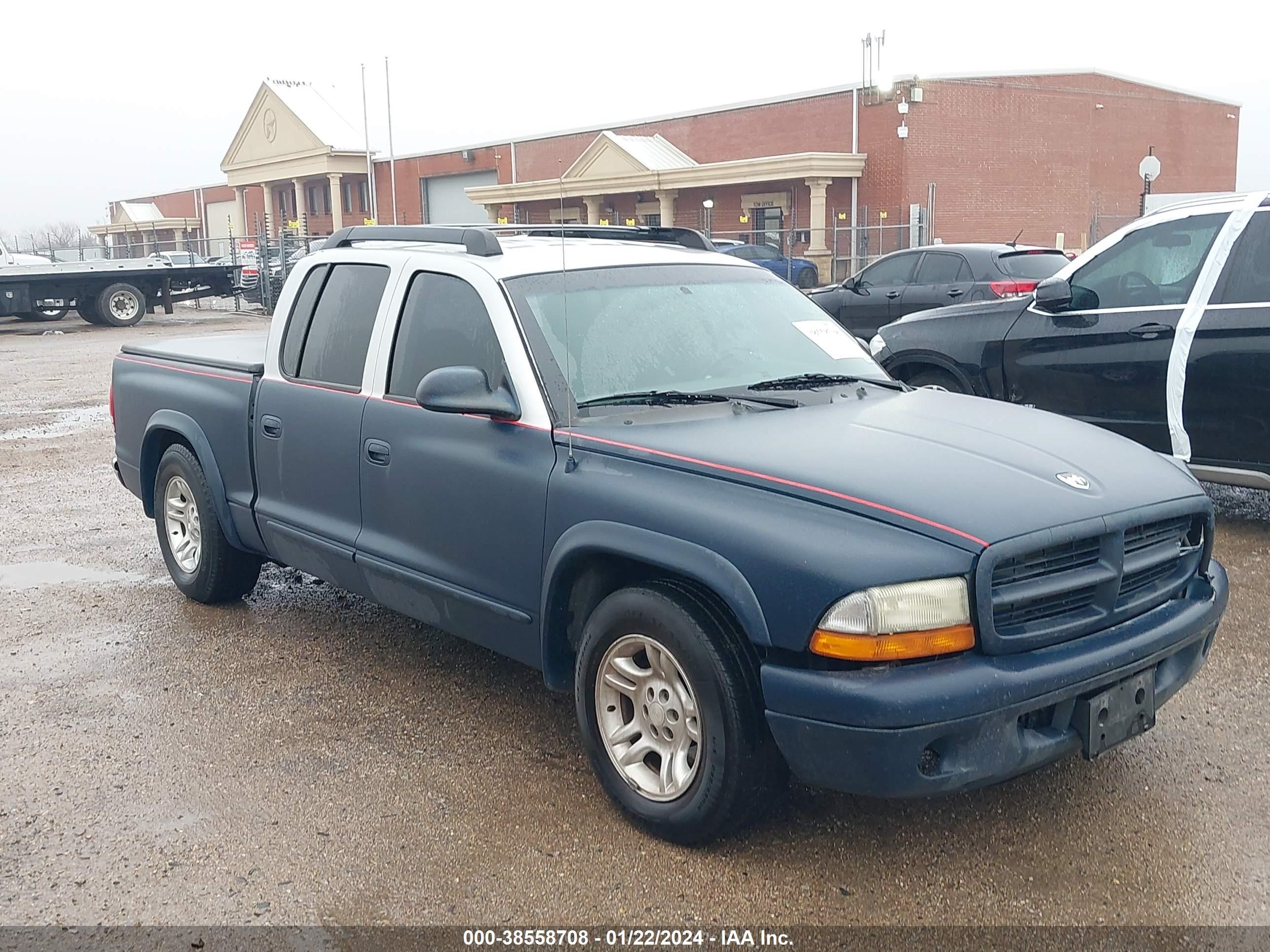 DODGE DAKOTA 2003 1d7hl48x43s368151