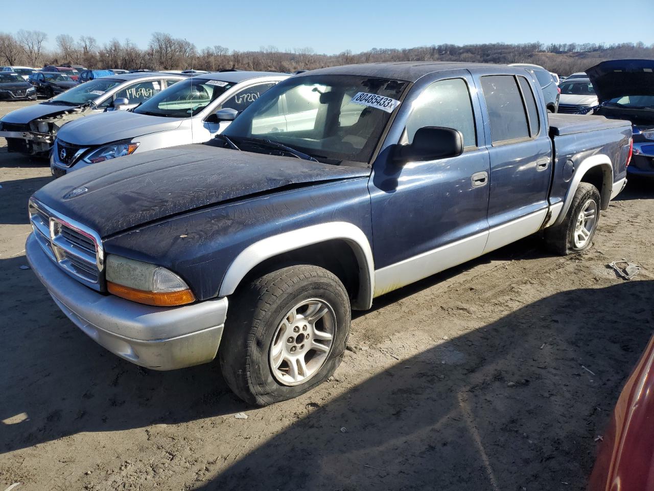 DODGE DAKOTA 2003 1d7hl48x83s184248