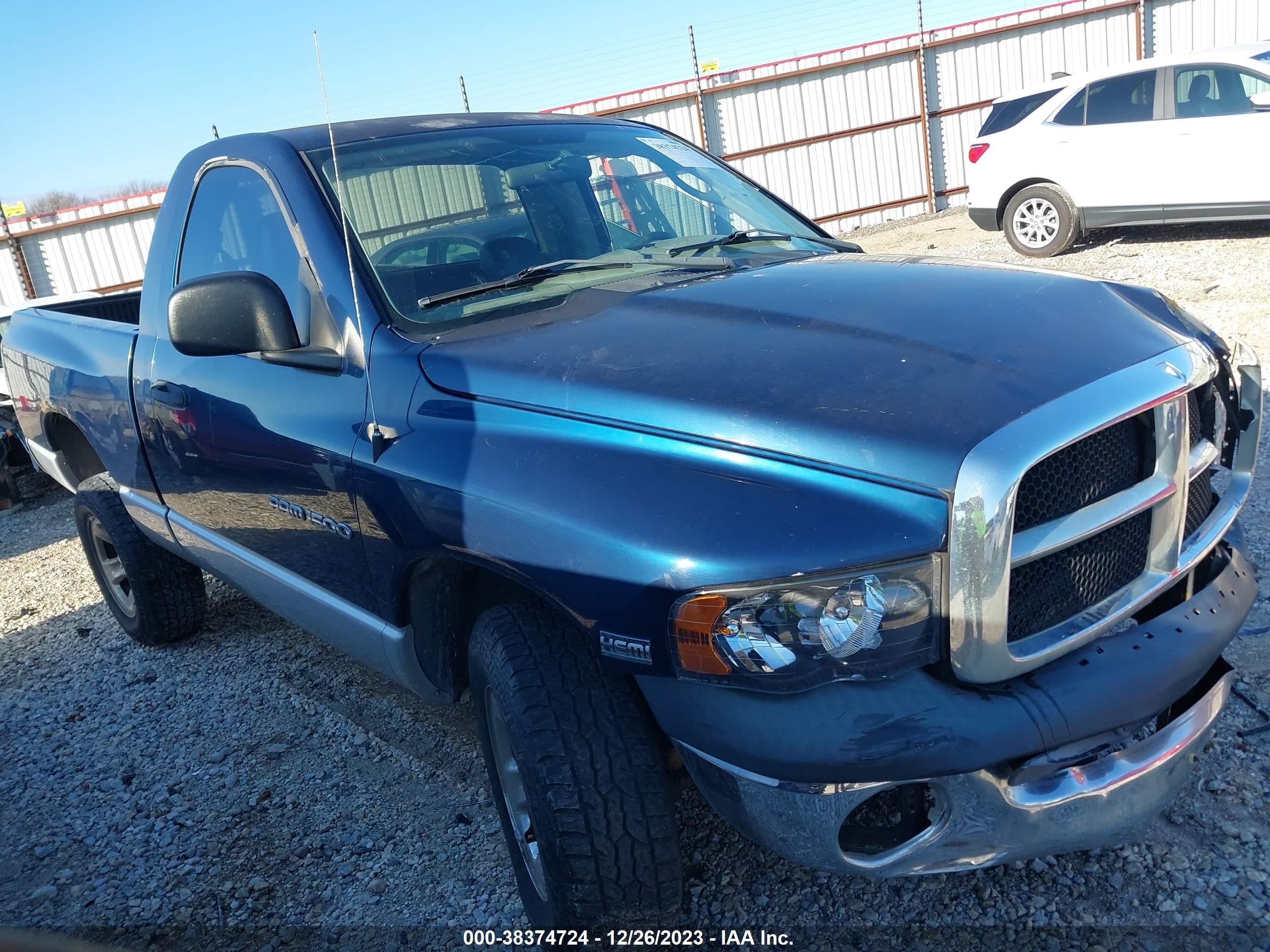 DODGE RAM 2003 1d7hu16d83j589049