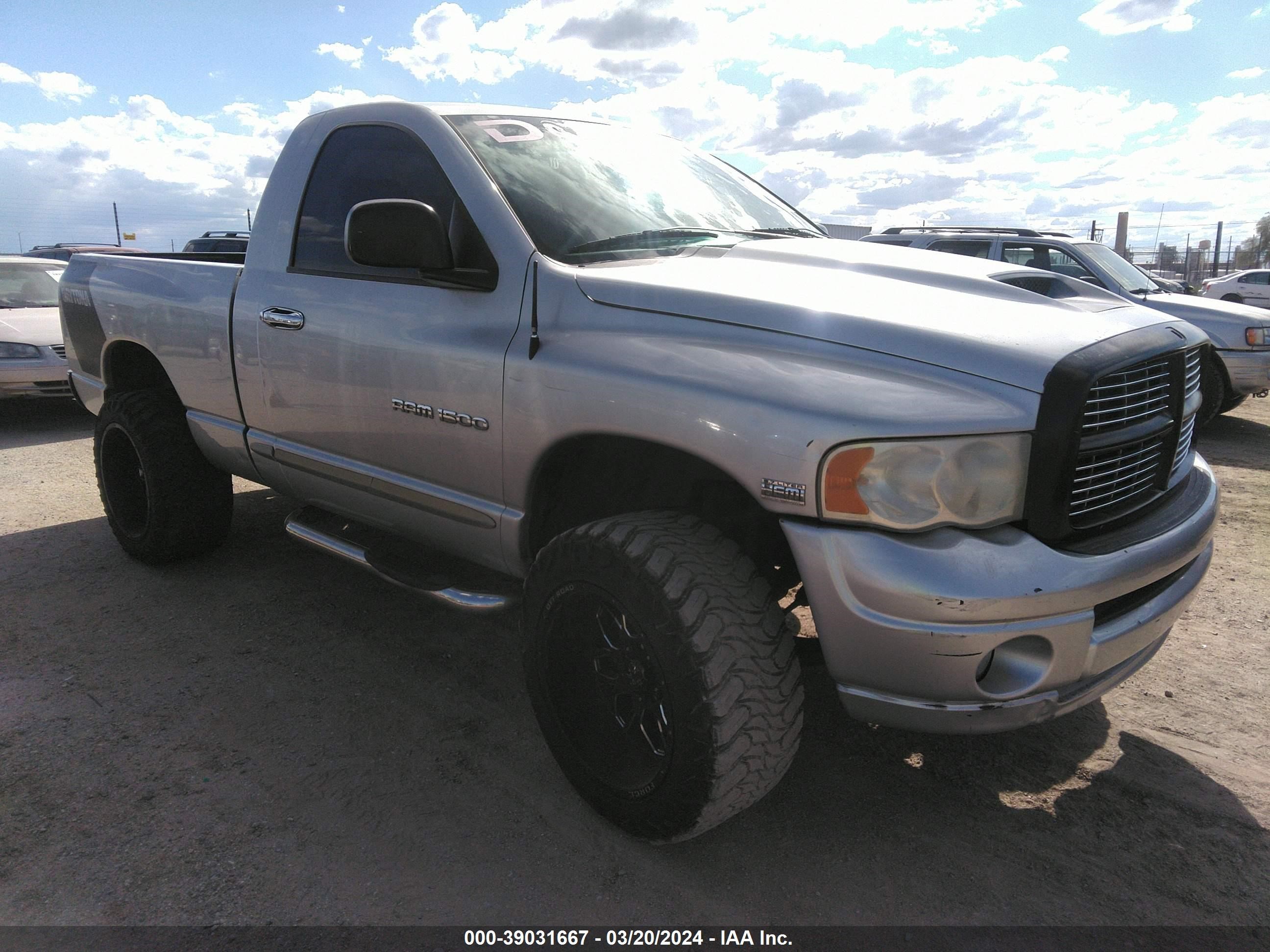 DODGE RAM 2005 1d7hu16d95j640285