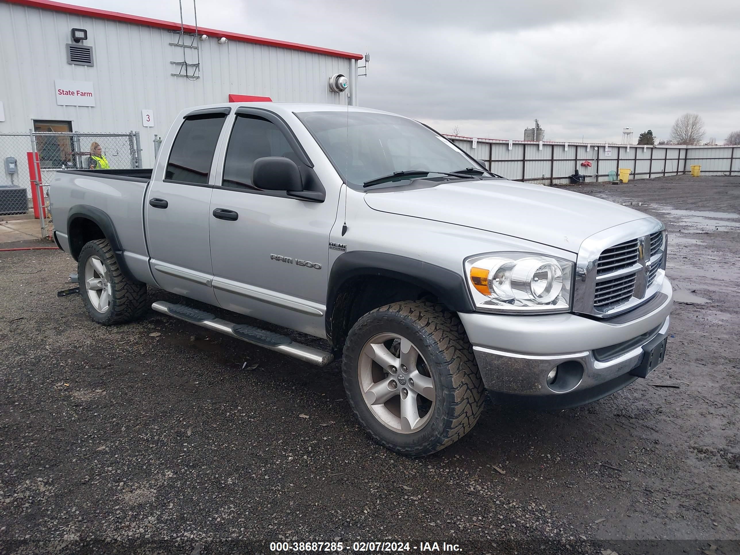 DODGE RAM 2007 1d7hu18237s102822