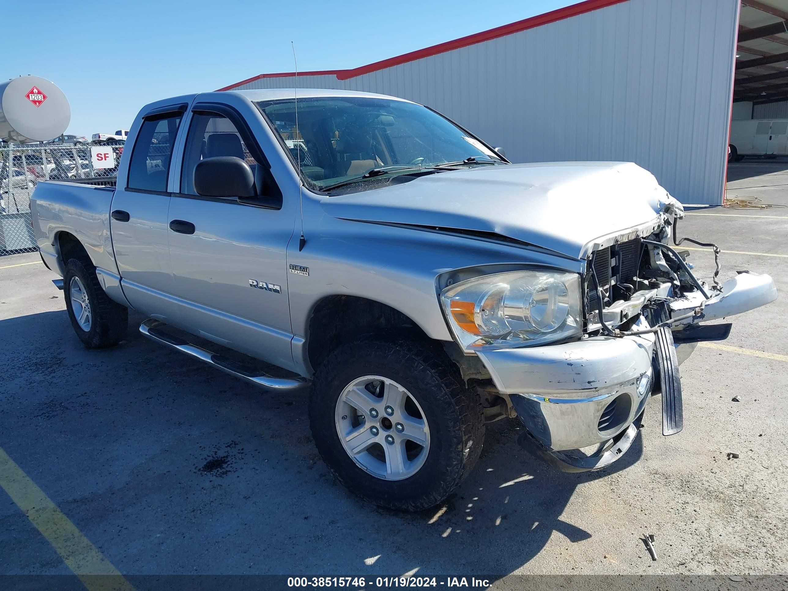 DODGE RAM 2008 1d7hu18248s633934