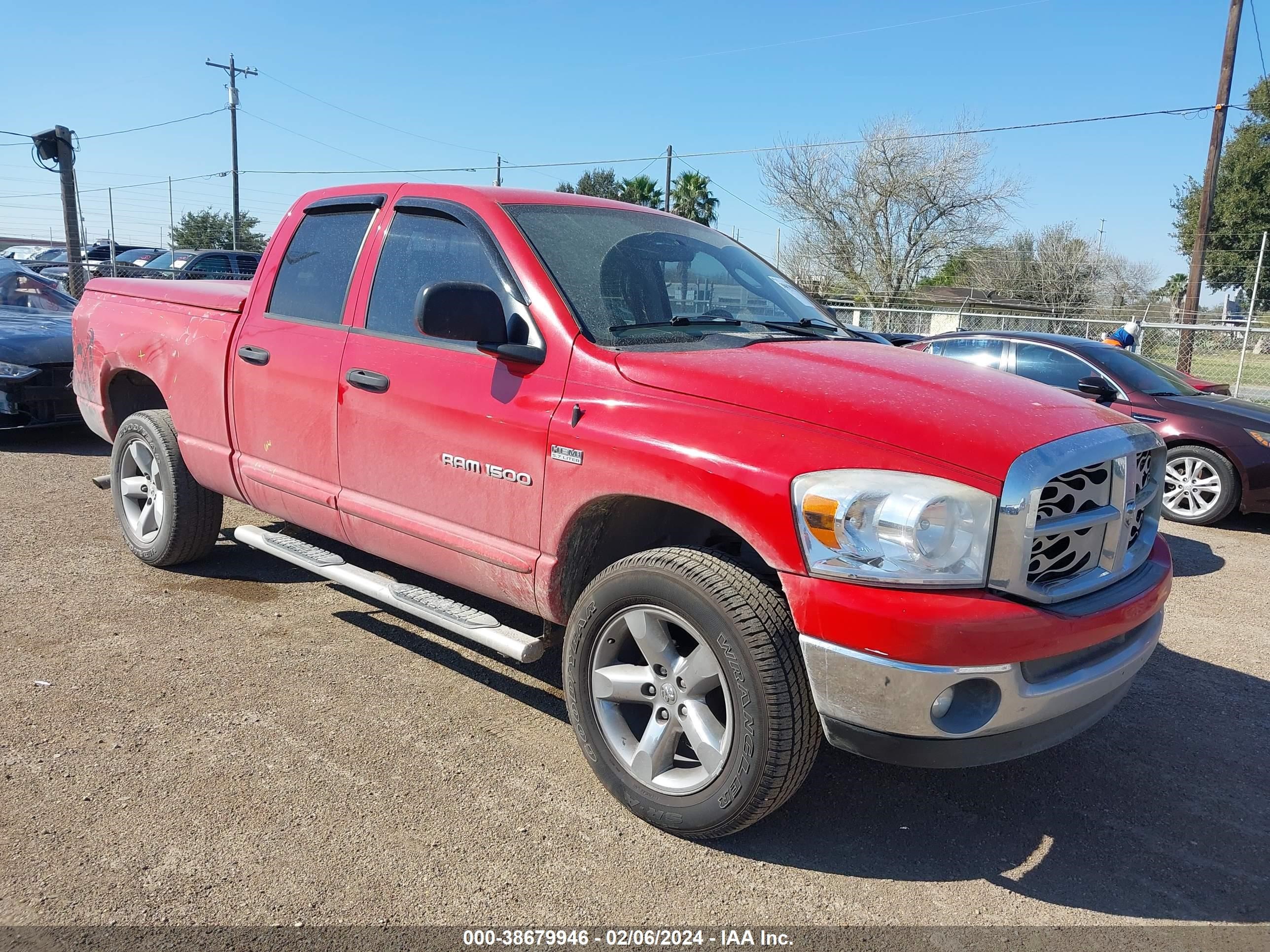 DODGE RAM 2007 1d7hu18257s107195