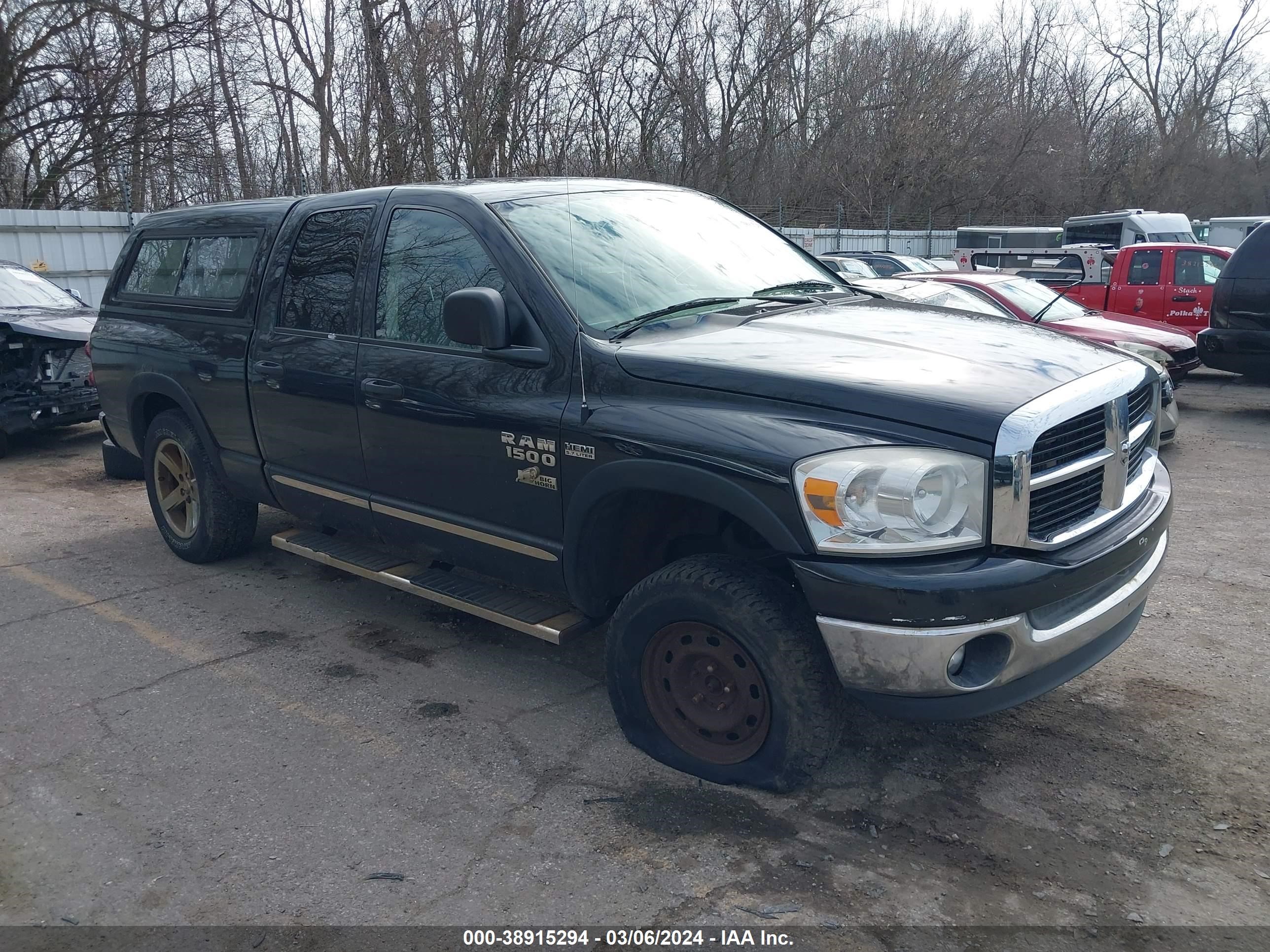 DODGE RAM 2007 1d7hu18257s223335