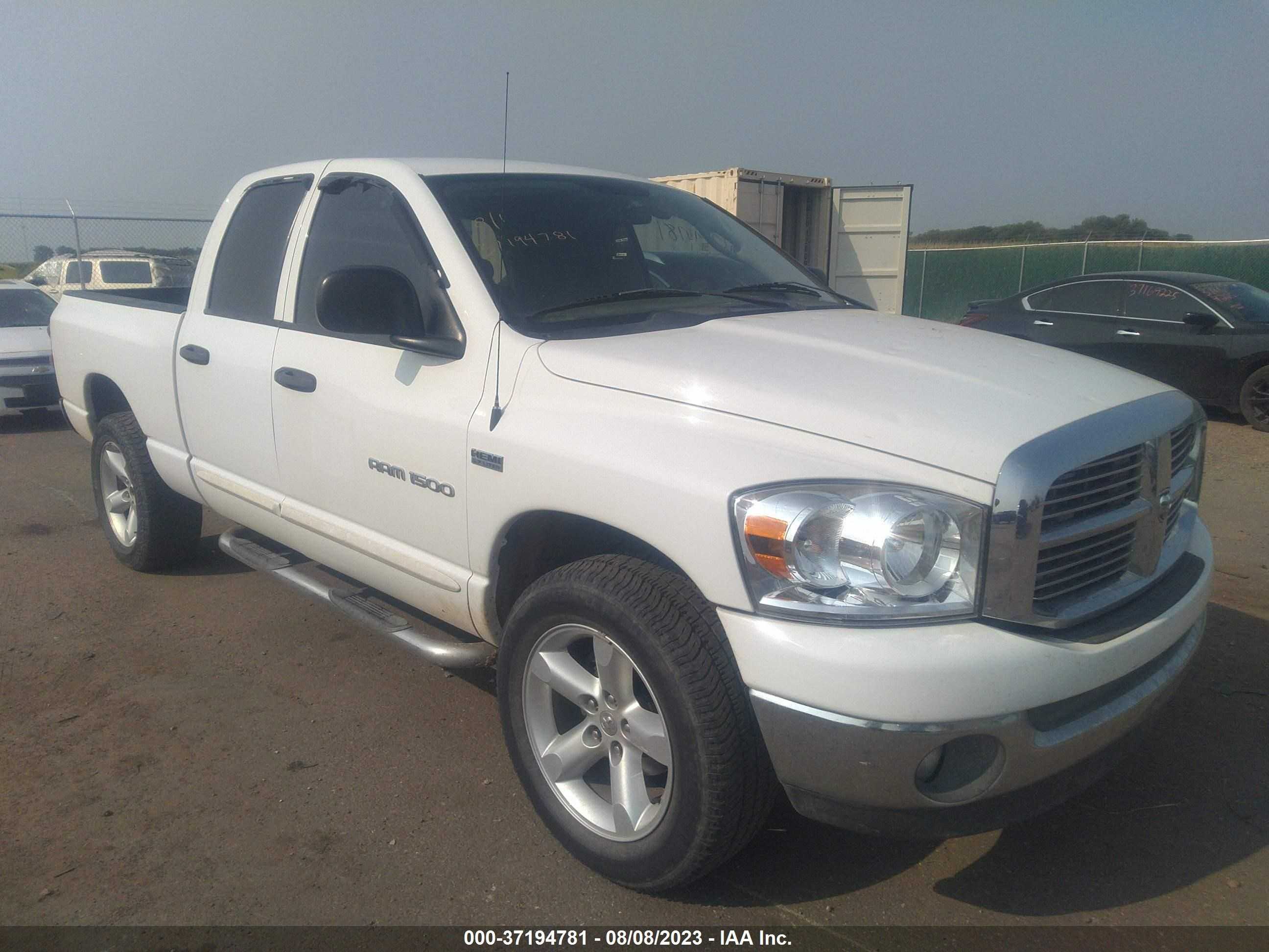 DODGE RAM 2007 1d7hu18287s182182