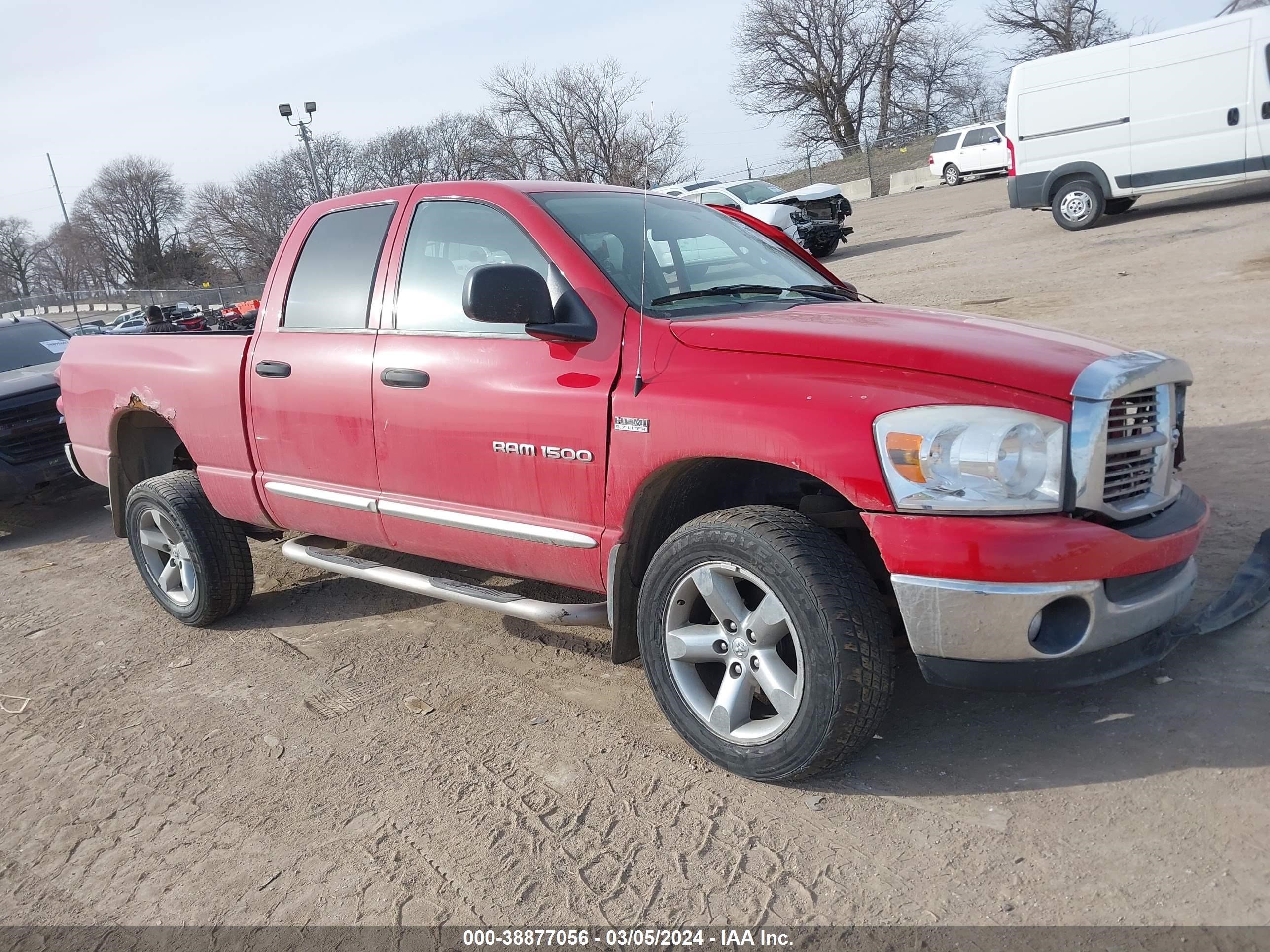 DODGE RAM 2007 1d7hu18287s199662