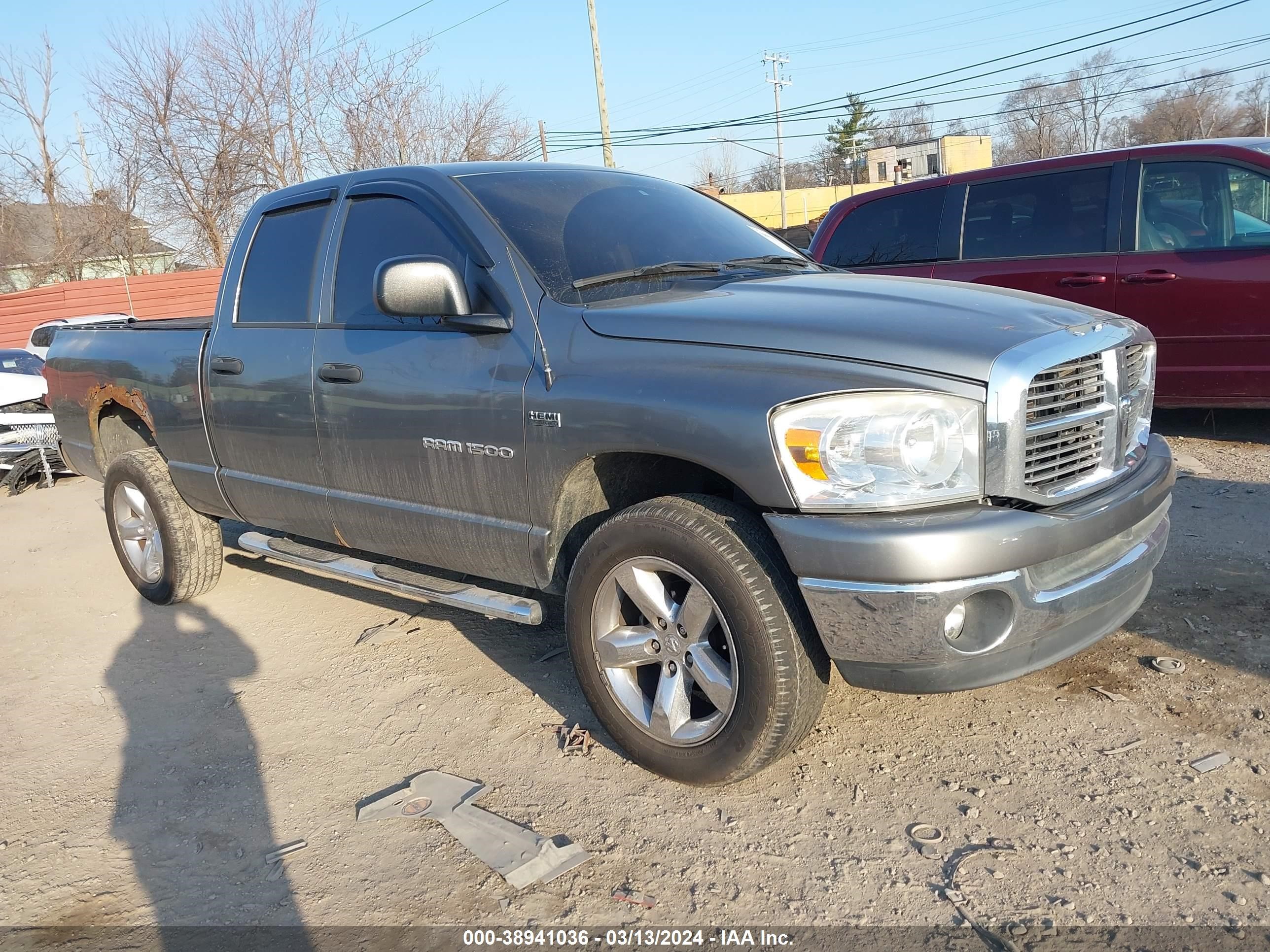 DODGE RAM 2007 1d7hu18287s254529