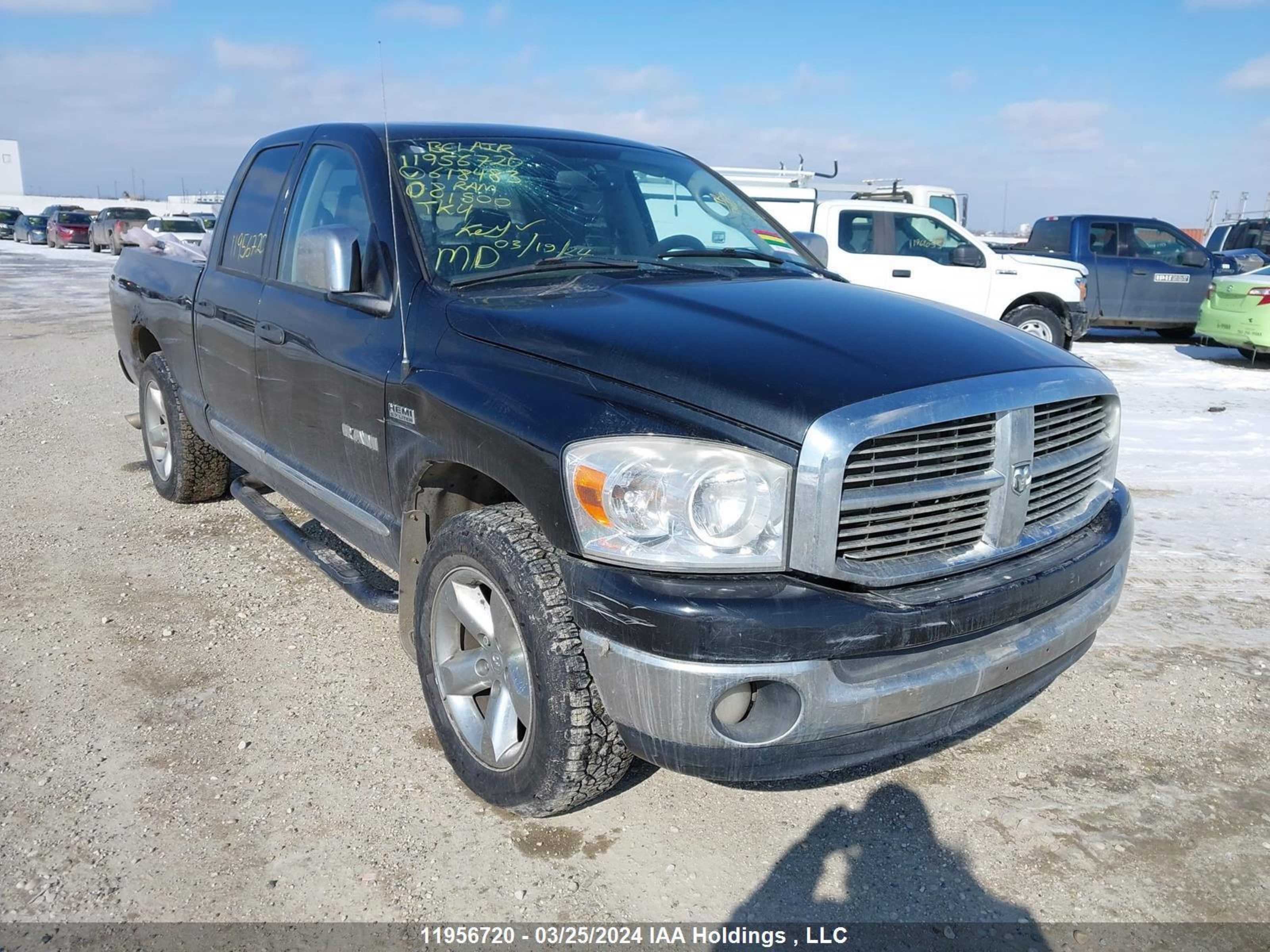 DODGE RAM 2008 1d7hu182x8s618483