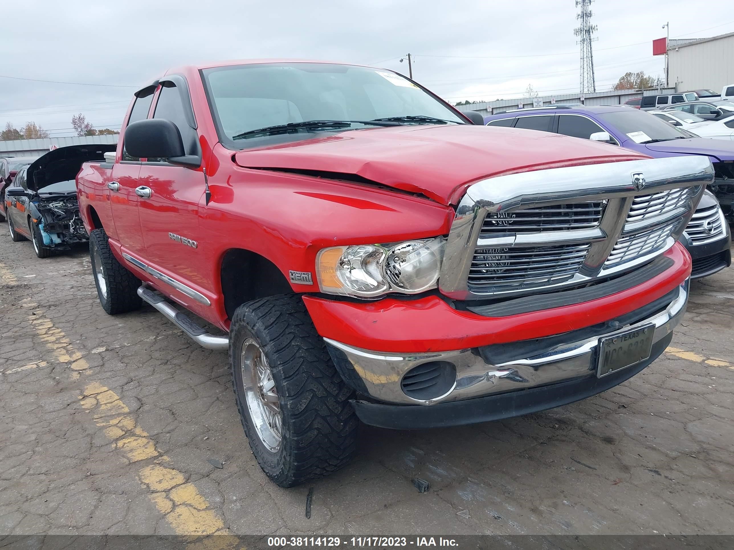 DODGE RAM 2005 1d7hu18d25s255657