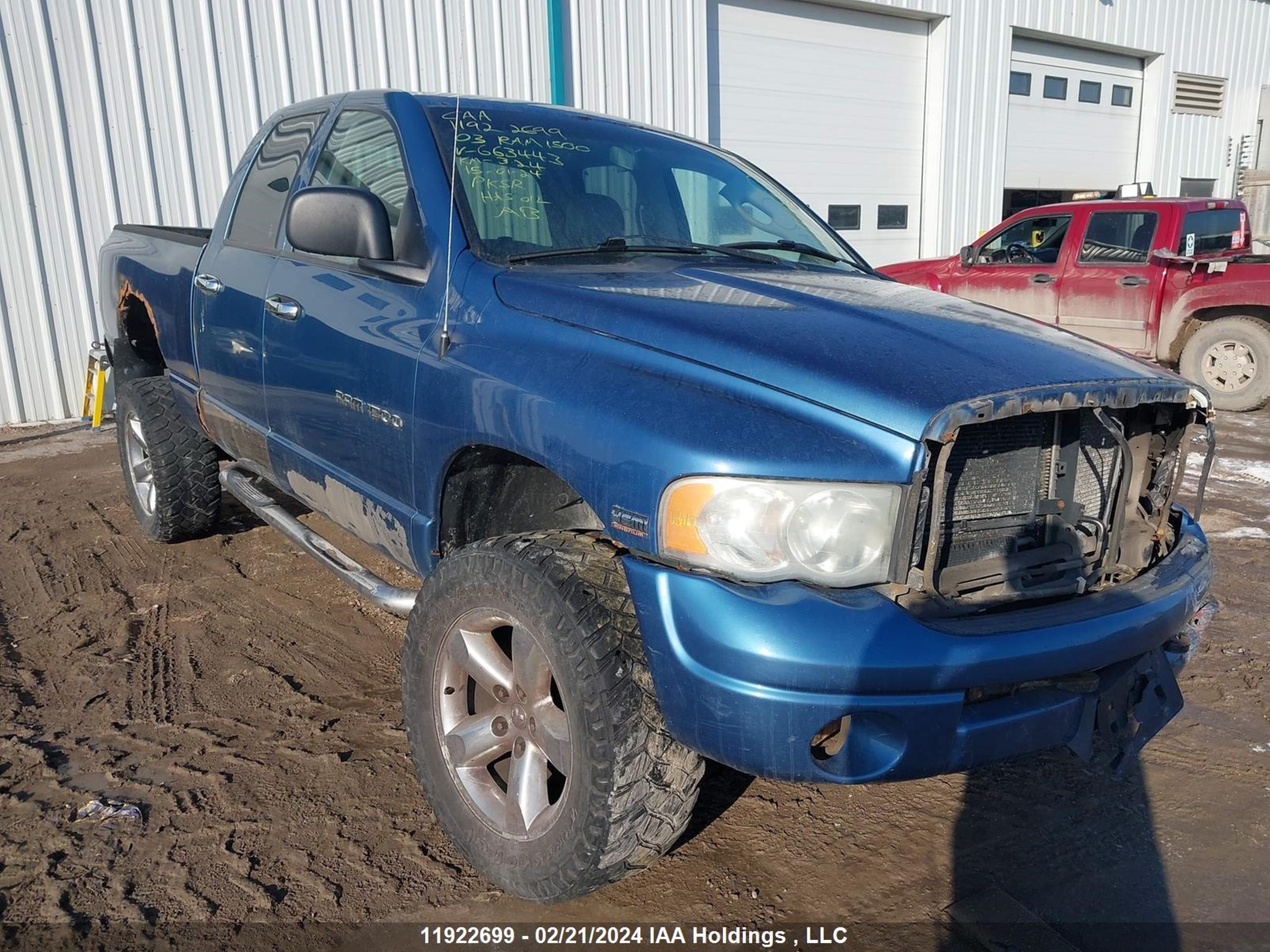 DODGE RAM 2003 1d7hu18d33j663443