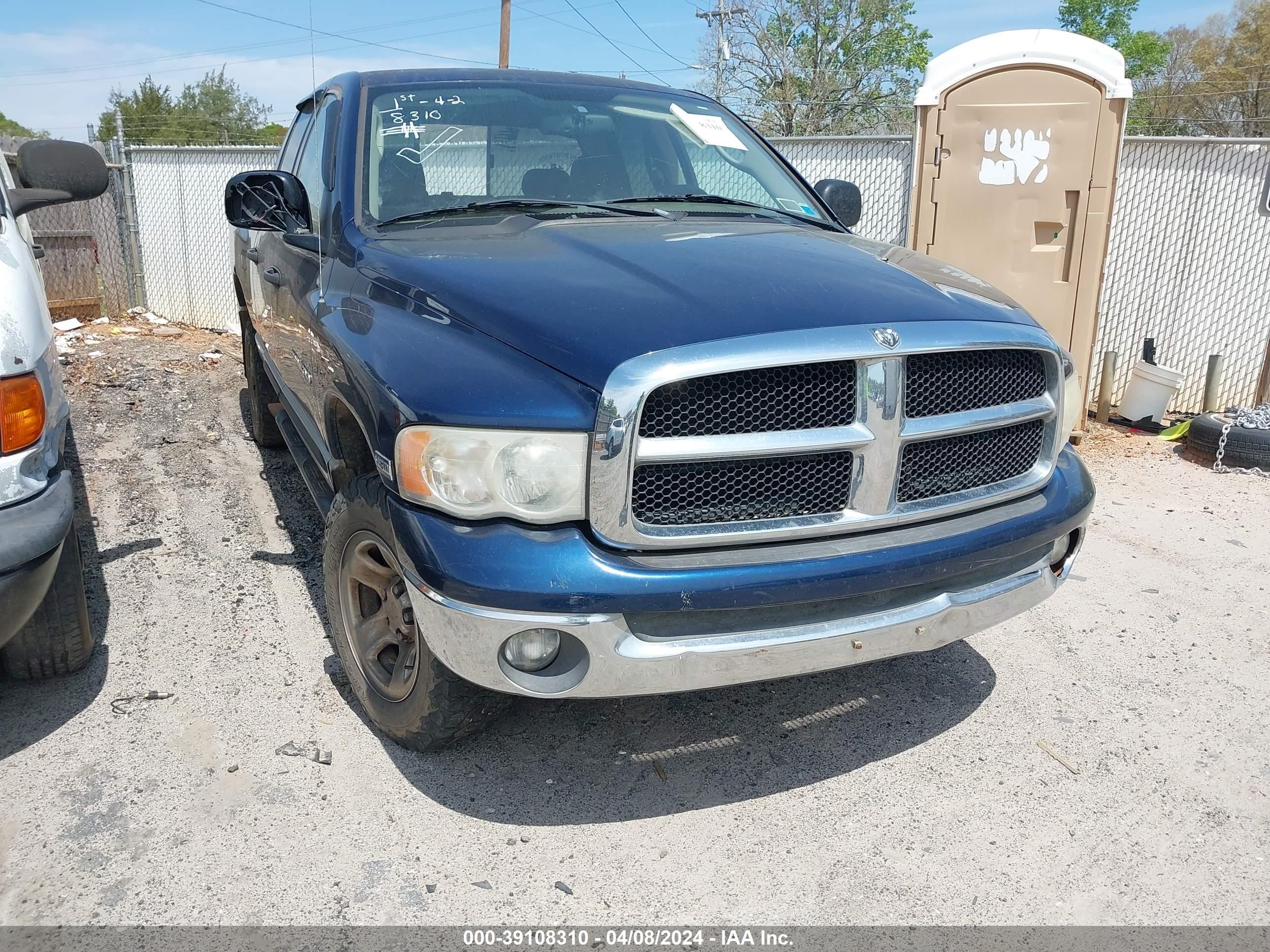 DODGE RAM 2005 1d7hu18d35s249706