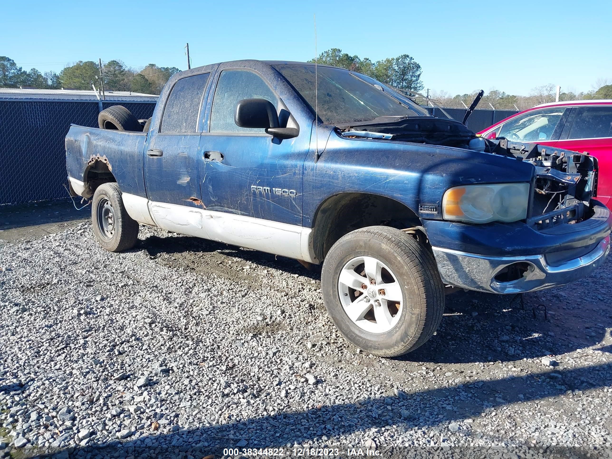 DODGE RAM 2004 1d7hu18d54j118393