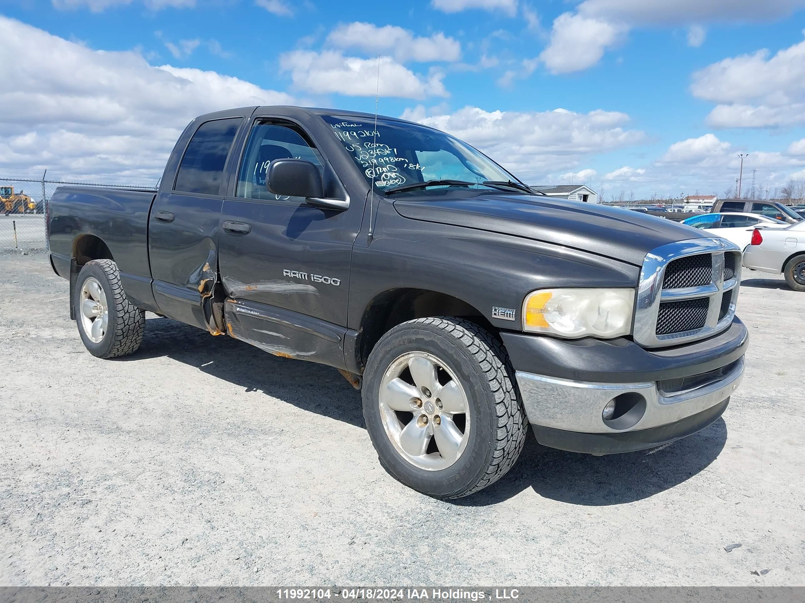 DODGE RAM 2005 1d7hu18d55s234267