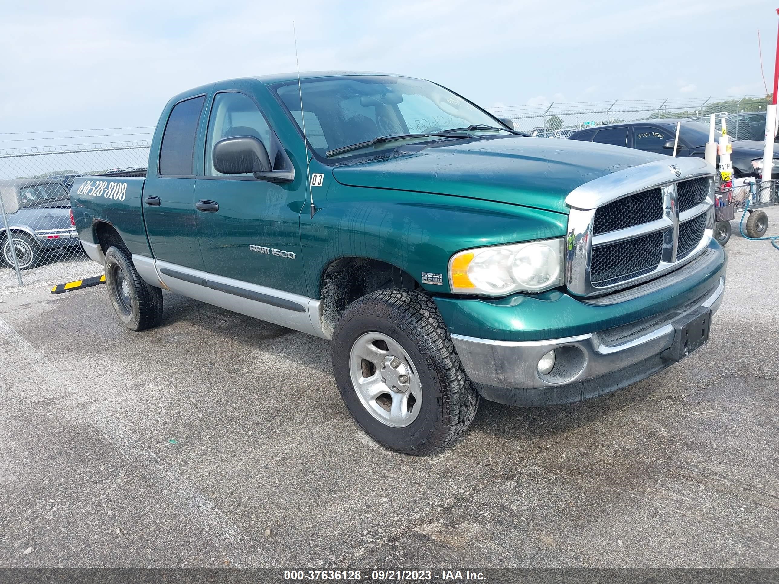 DODGE RAM 2003 1d7hu18d63s217748