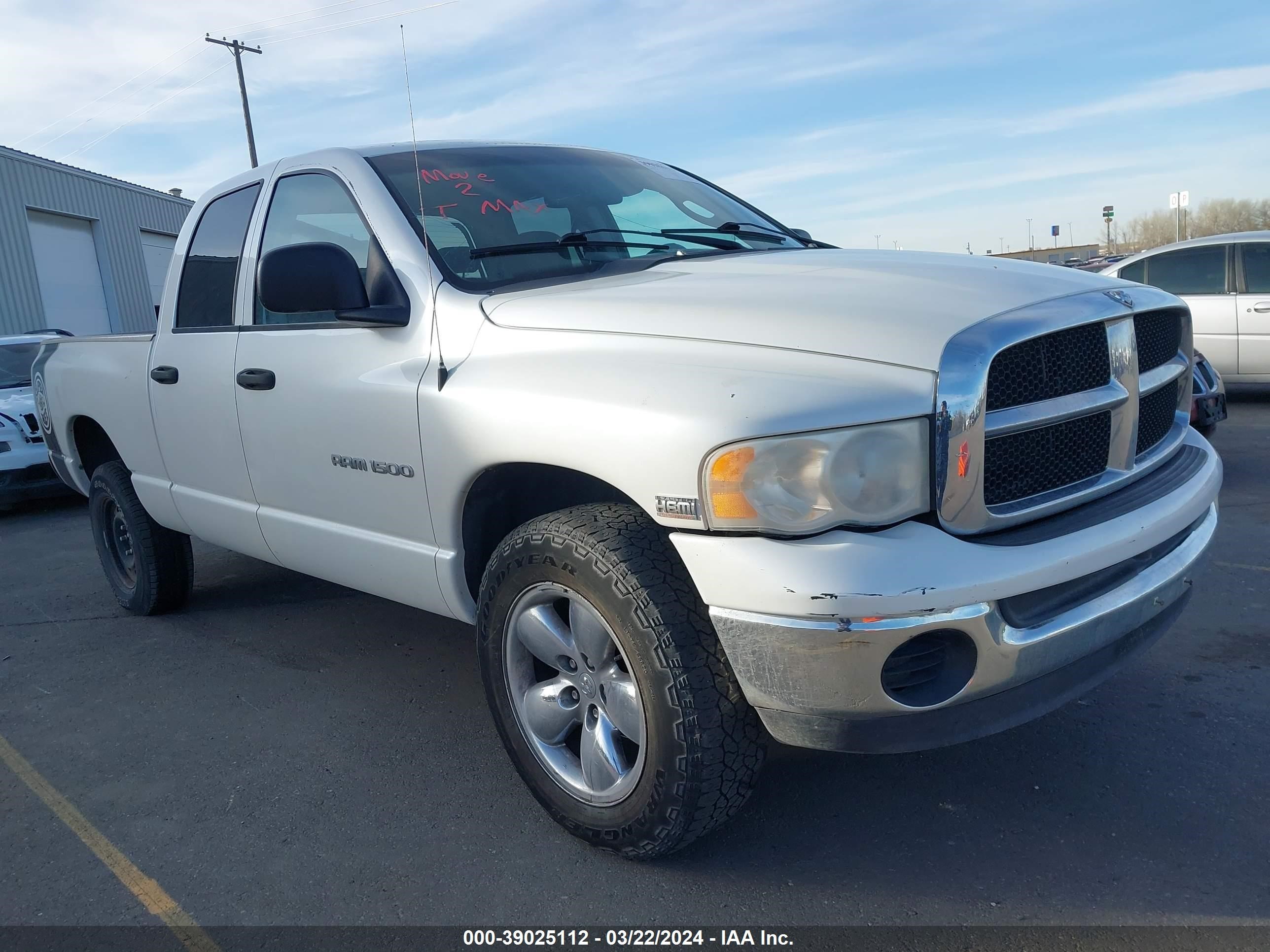 DODGE RAM 2004 1d7hu18d74j180636