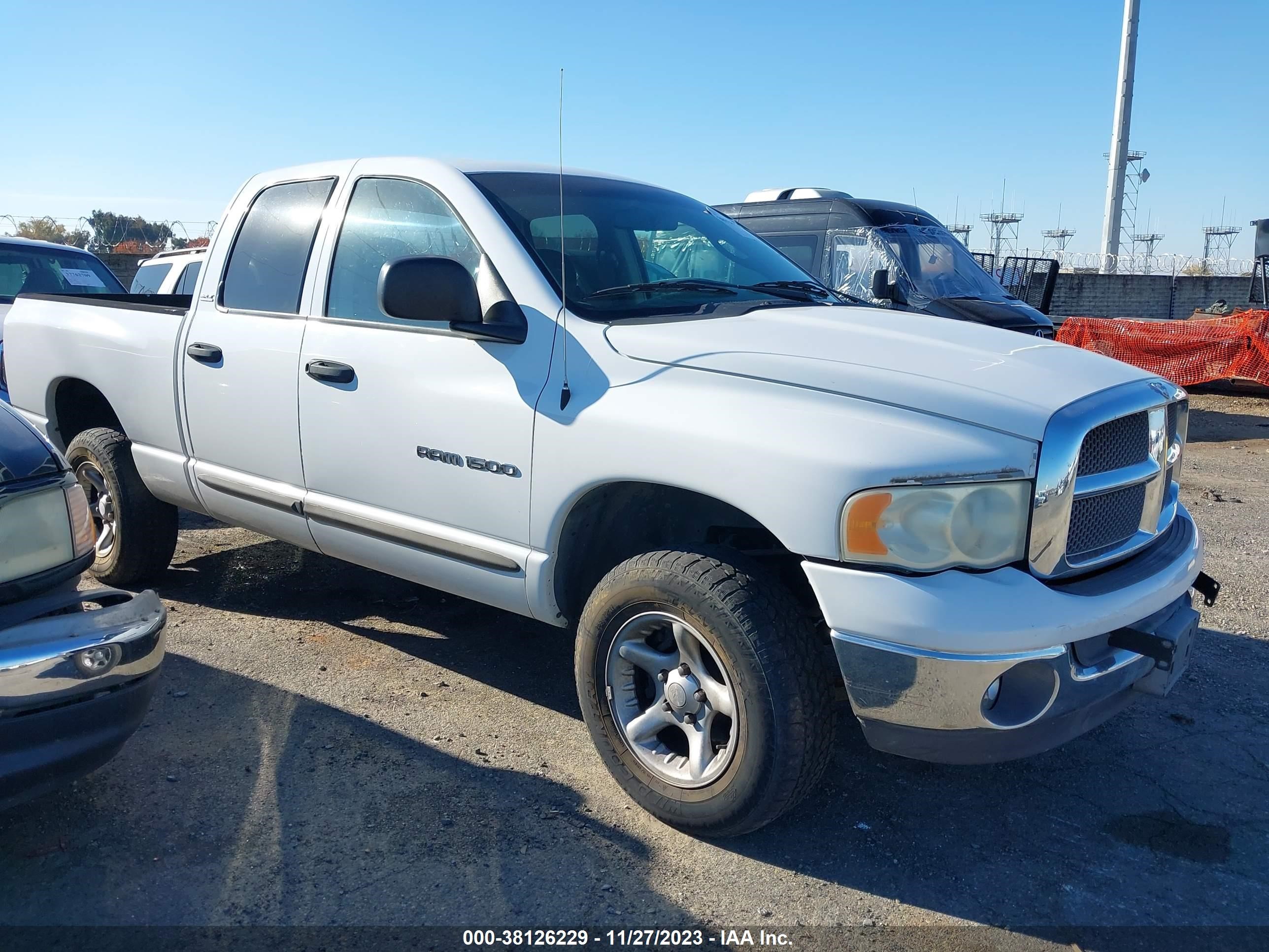 DODGE RAM 2002 1d7hu18n12s547563