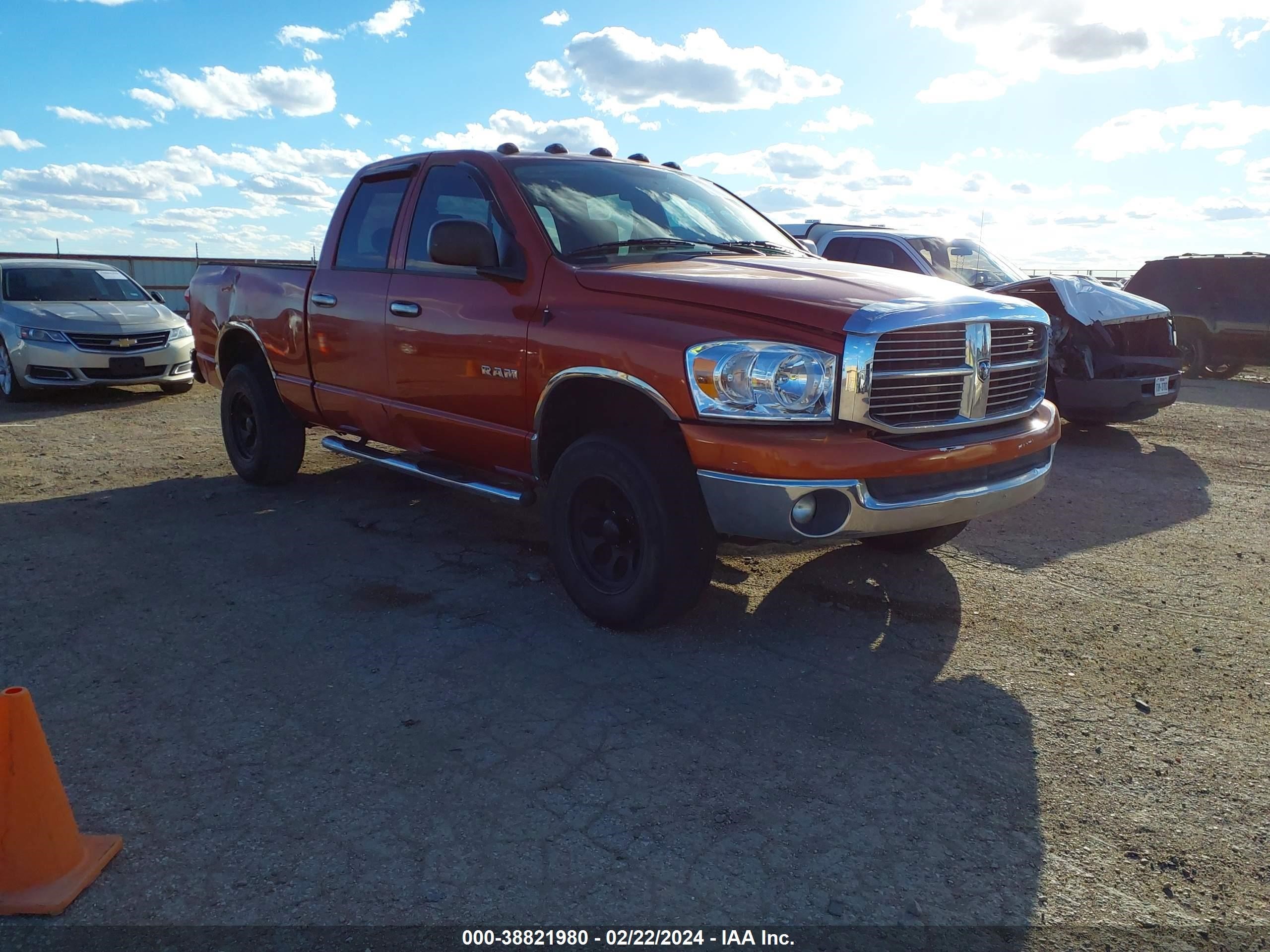 DODGE RAM 2008 1d7hu18n18s590020