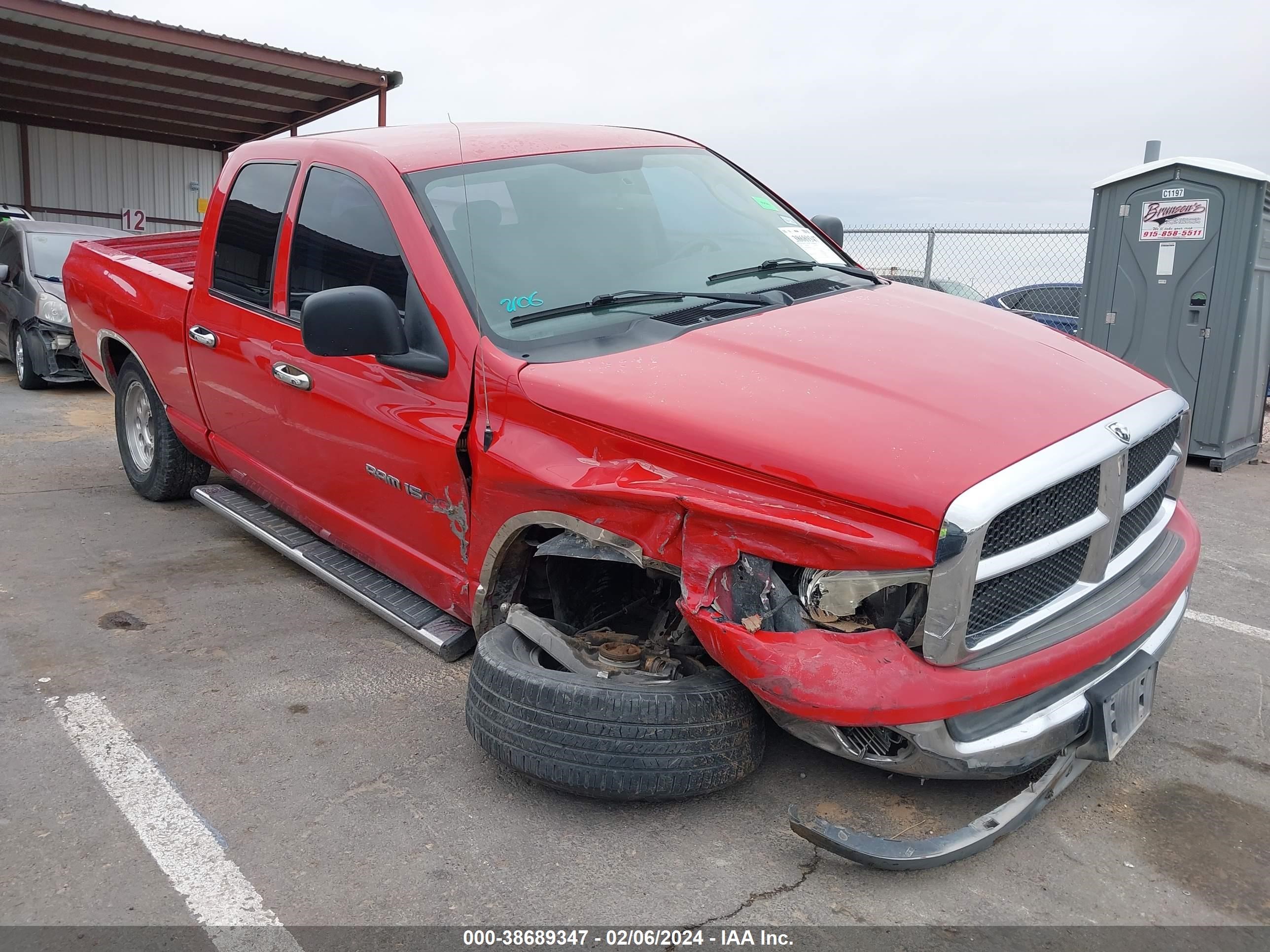 DODGE RAM 2004 1d7hu18n44s790061