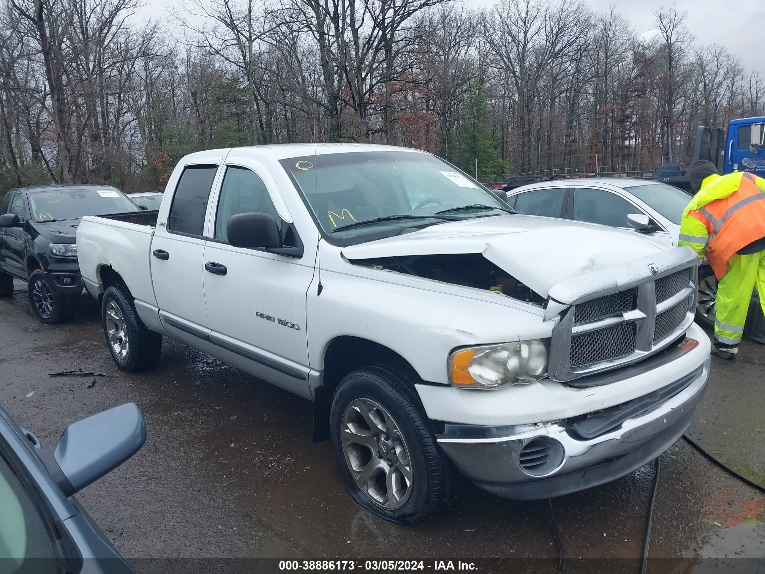 DODGE RAM 2002 1d7hu18n52s663011