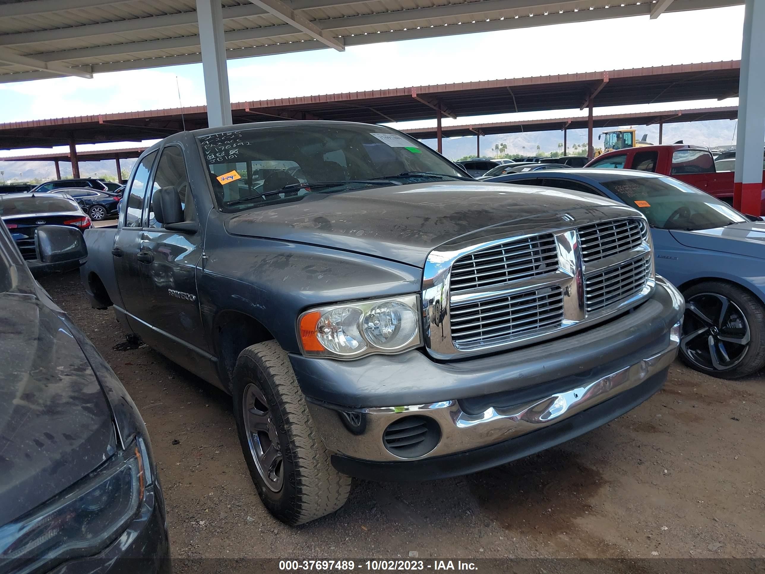 DODGE RAM 2005 1d7hu18n55s170692