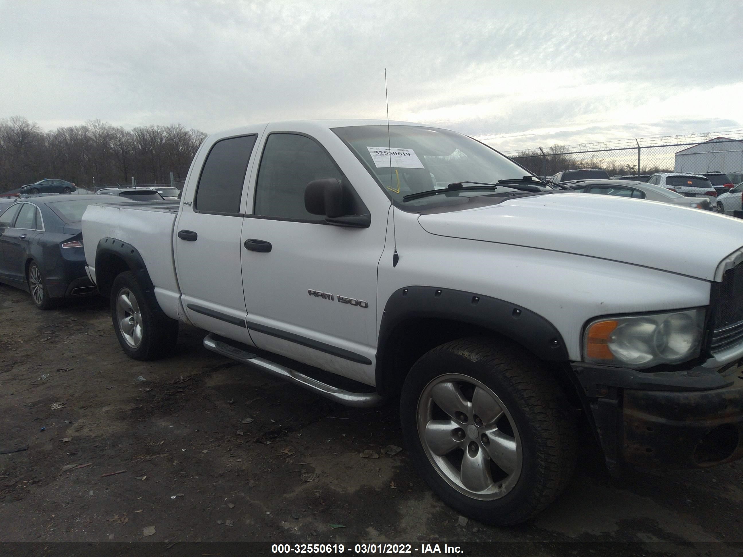 DODGE RAM 2002 1d7hu18n72j162644