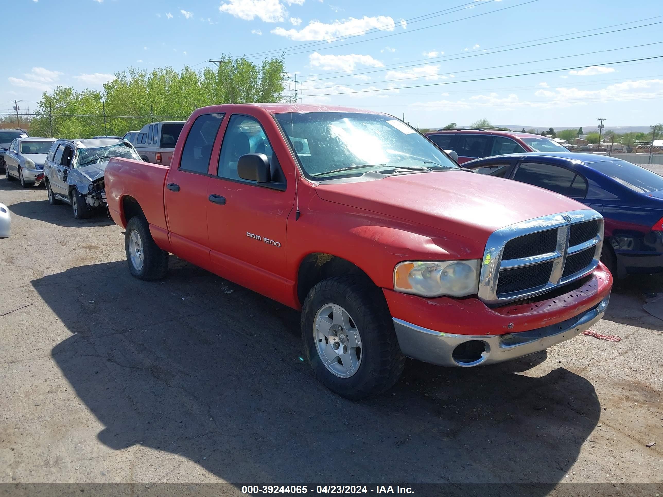 DODGE RAM 2005 1d7hu18nx5s211527