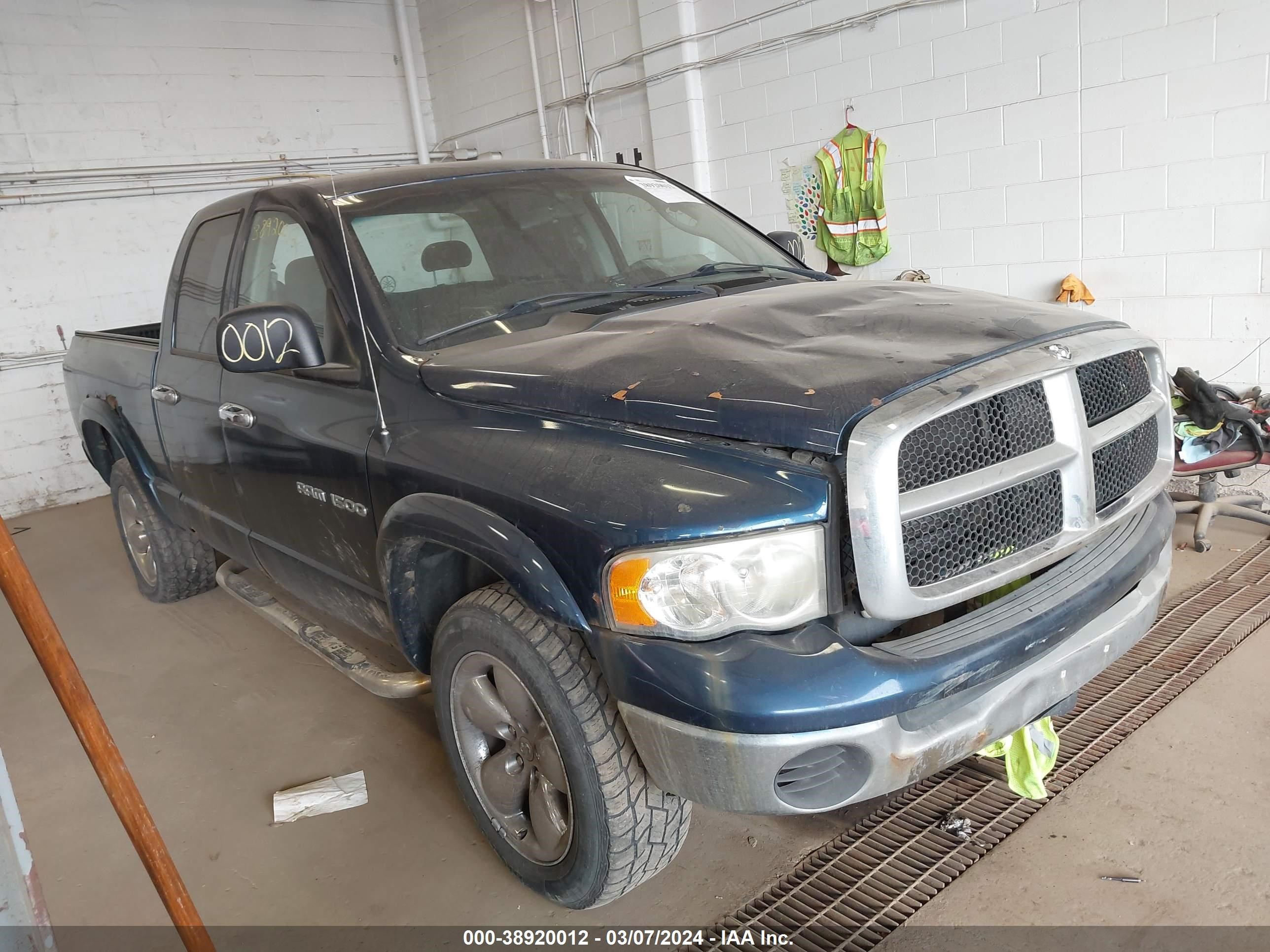 DODGE RAM 2005 1d7hu18nx5s270822