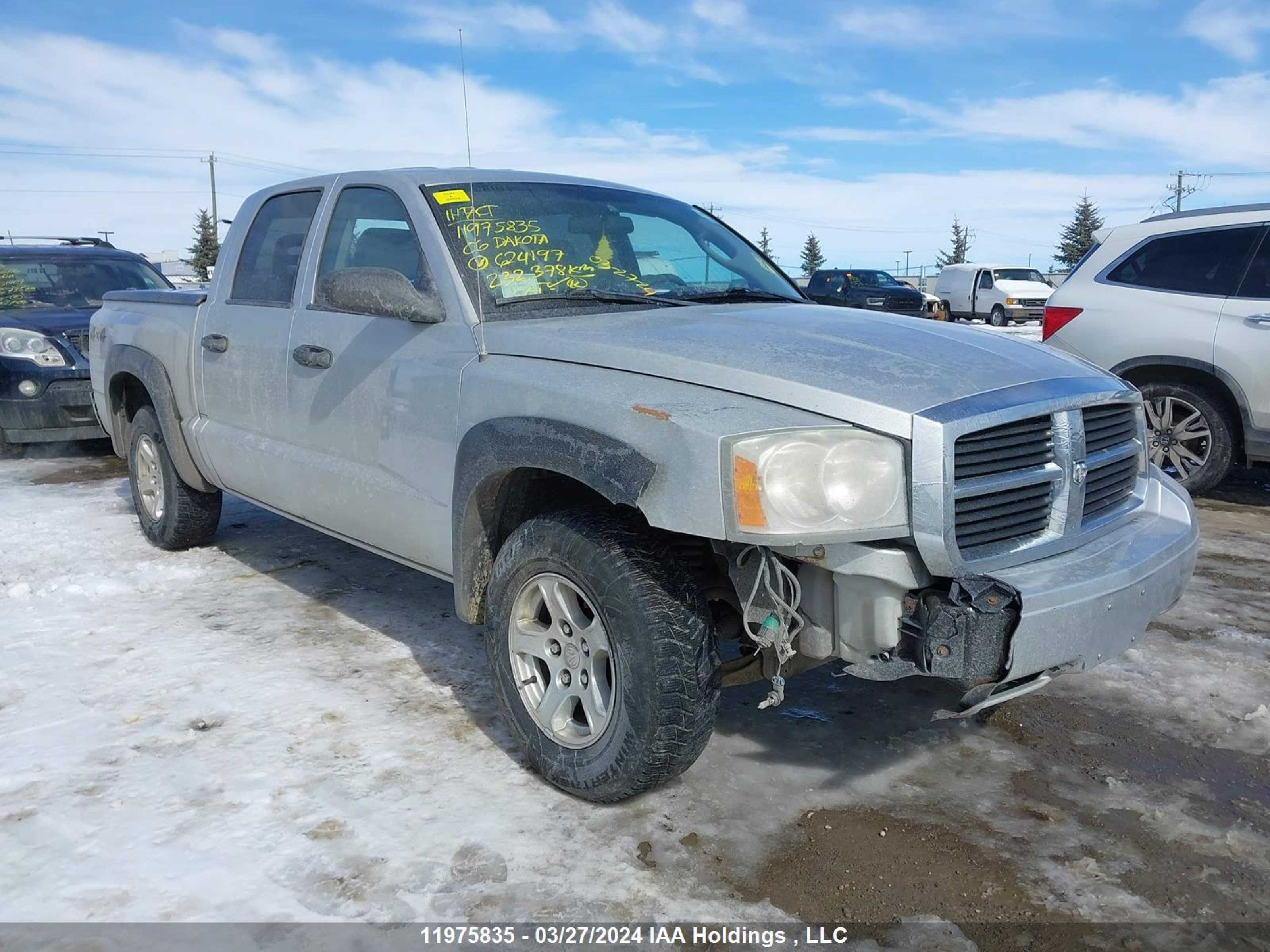 DODGE DAKOTA 2006 1d7hw48n26s624197