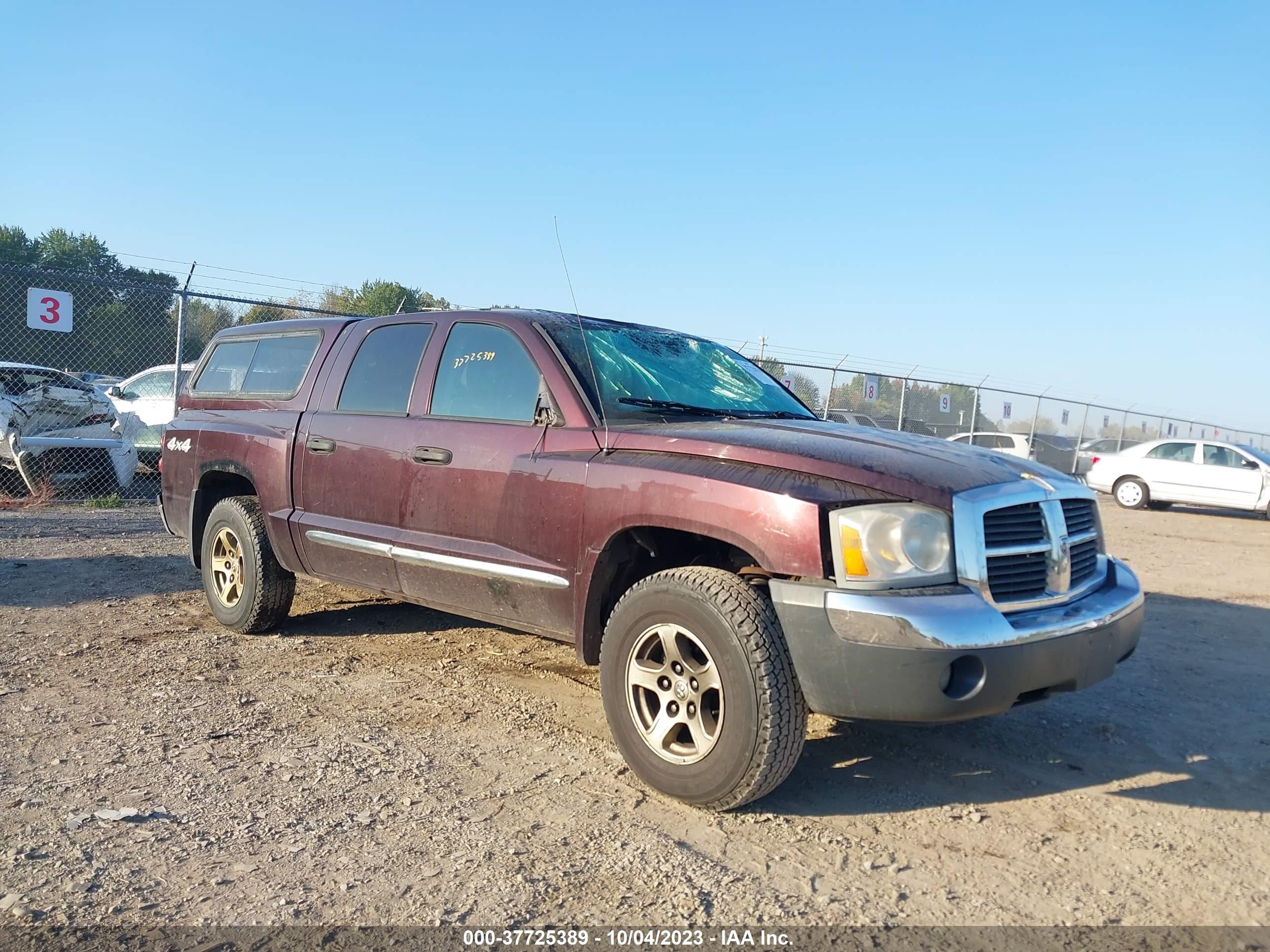 DODGE DAKOTA 2005 1d7hw48n45s152485