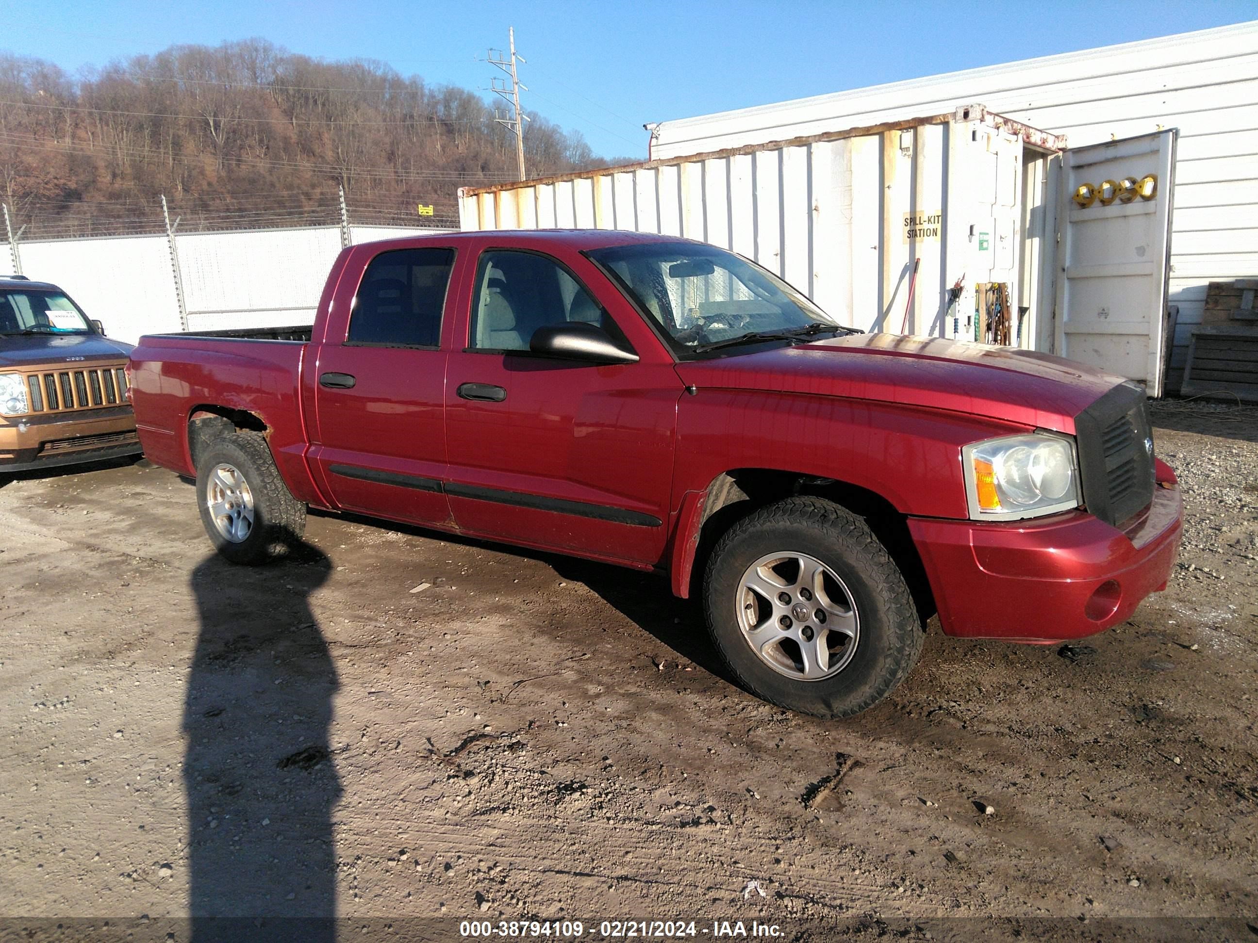 DODGE DAKOTA 2007 1d7hw48p57s176315