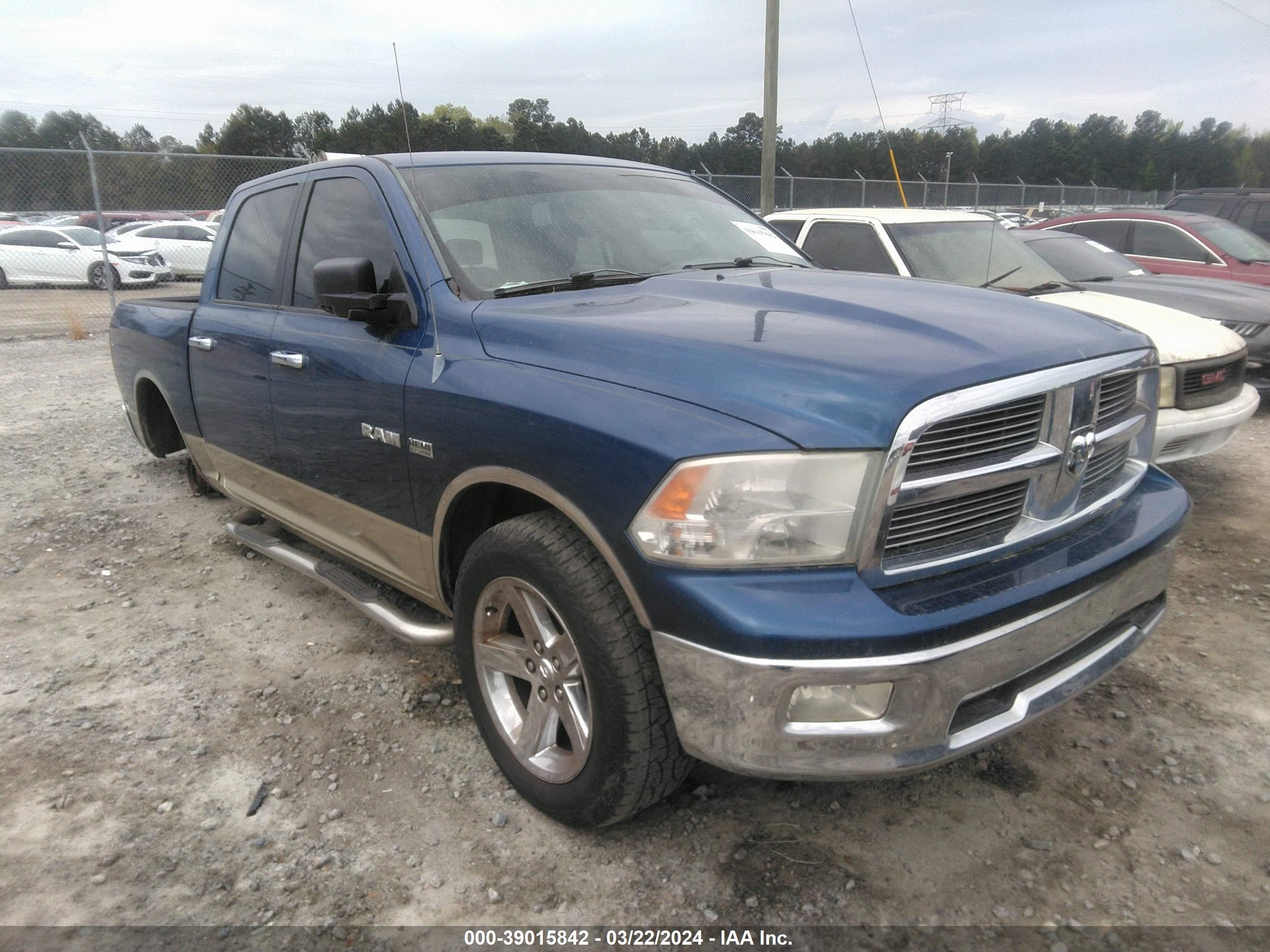 DODGE RAM 2010 1d7rb1ct1as209420