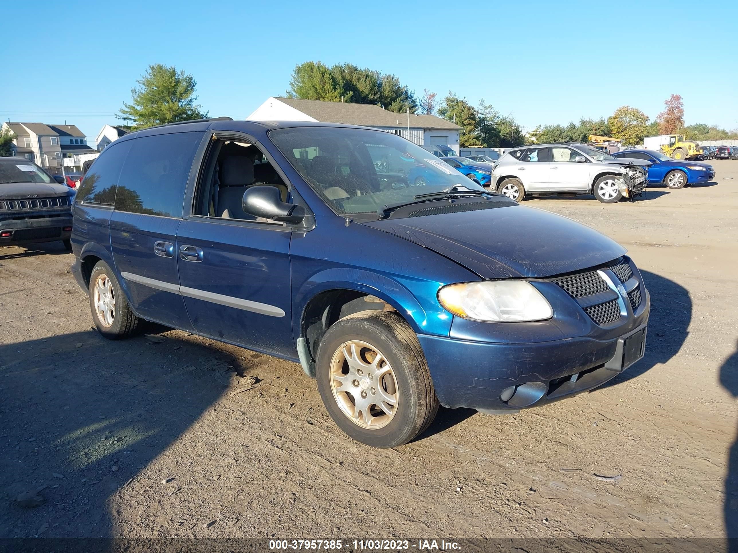 DODGE CARAVAN 2003 1d8gp45363b147518