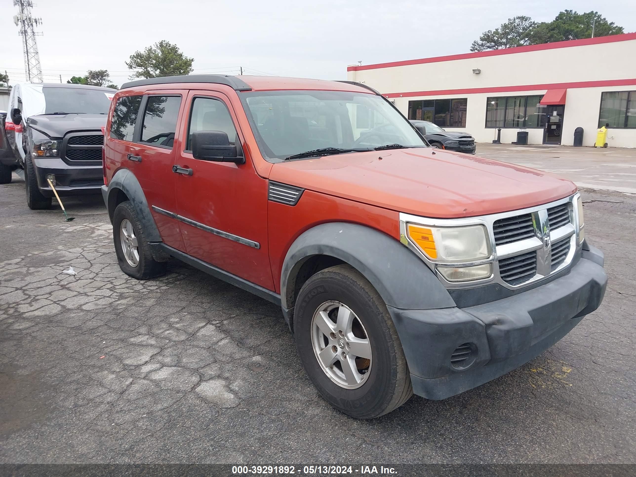 DODGE NITRO 2007 1d8gt28k47w659537