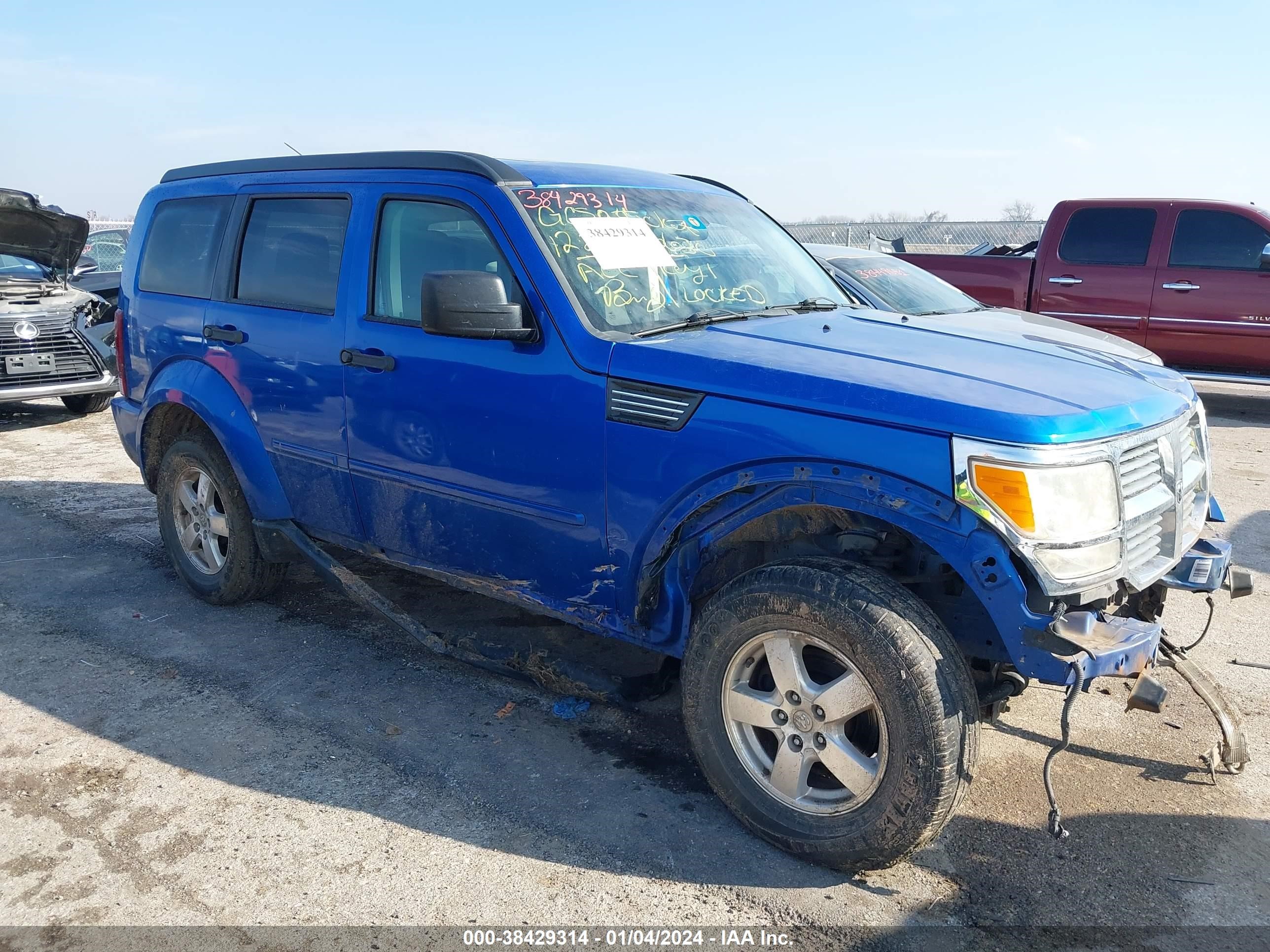 DODGE NITRO 2007 1d8gt28k67w723545