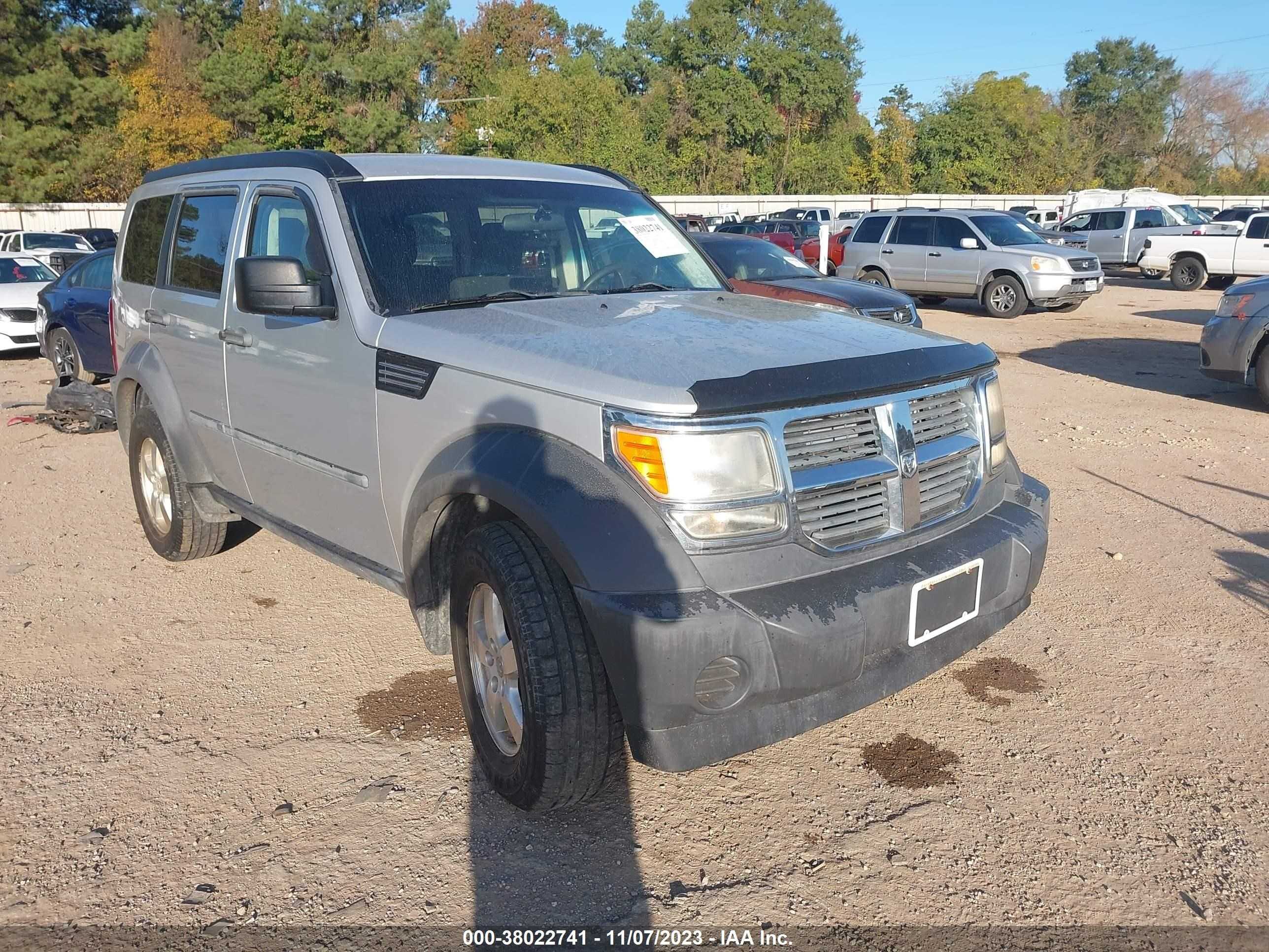 DODGE NITRO 2007 1d8gt28k87w534931