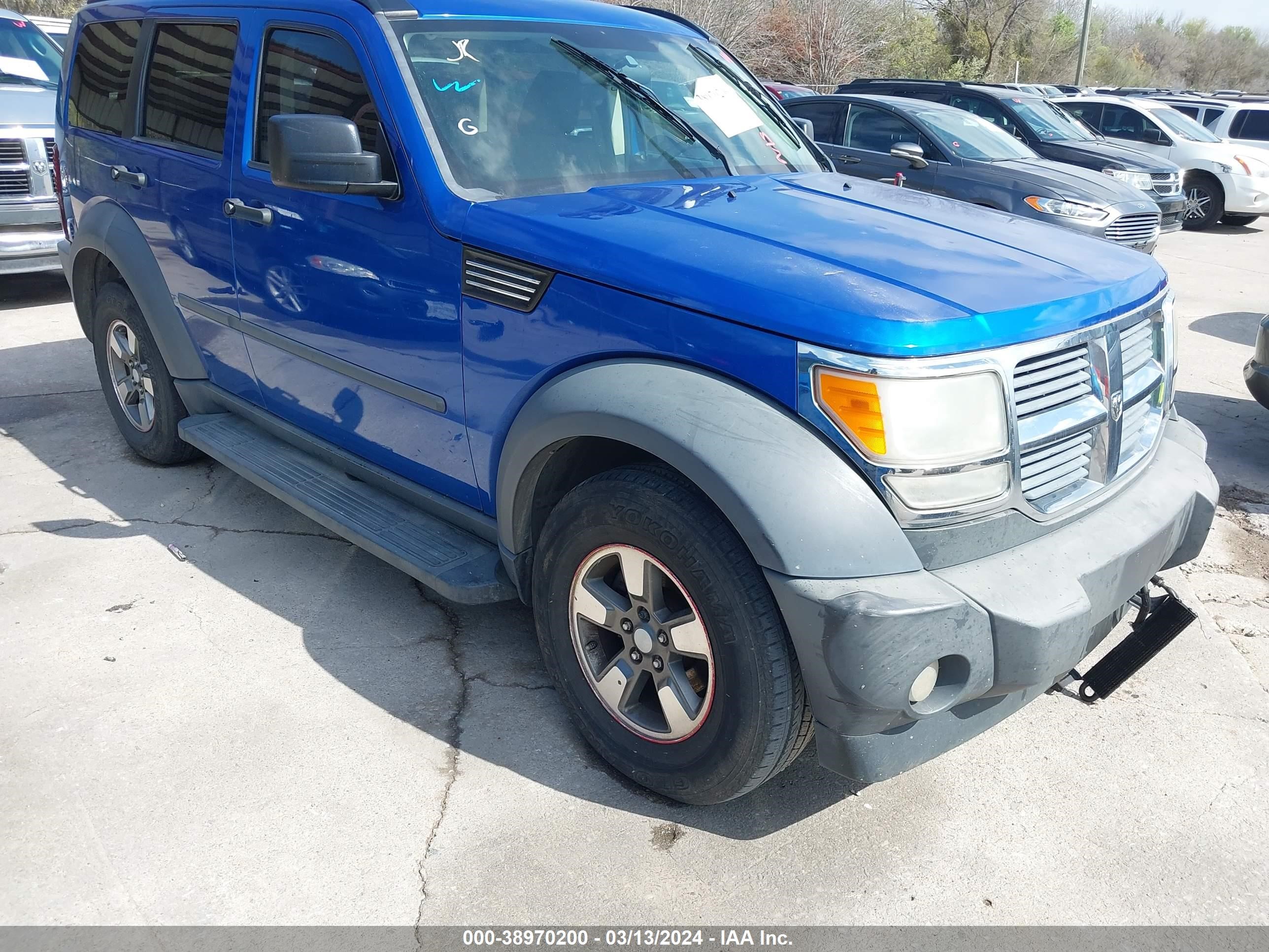 DODGE NITRO 2007 1d8gt28k87w568819