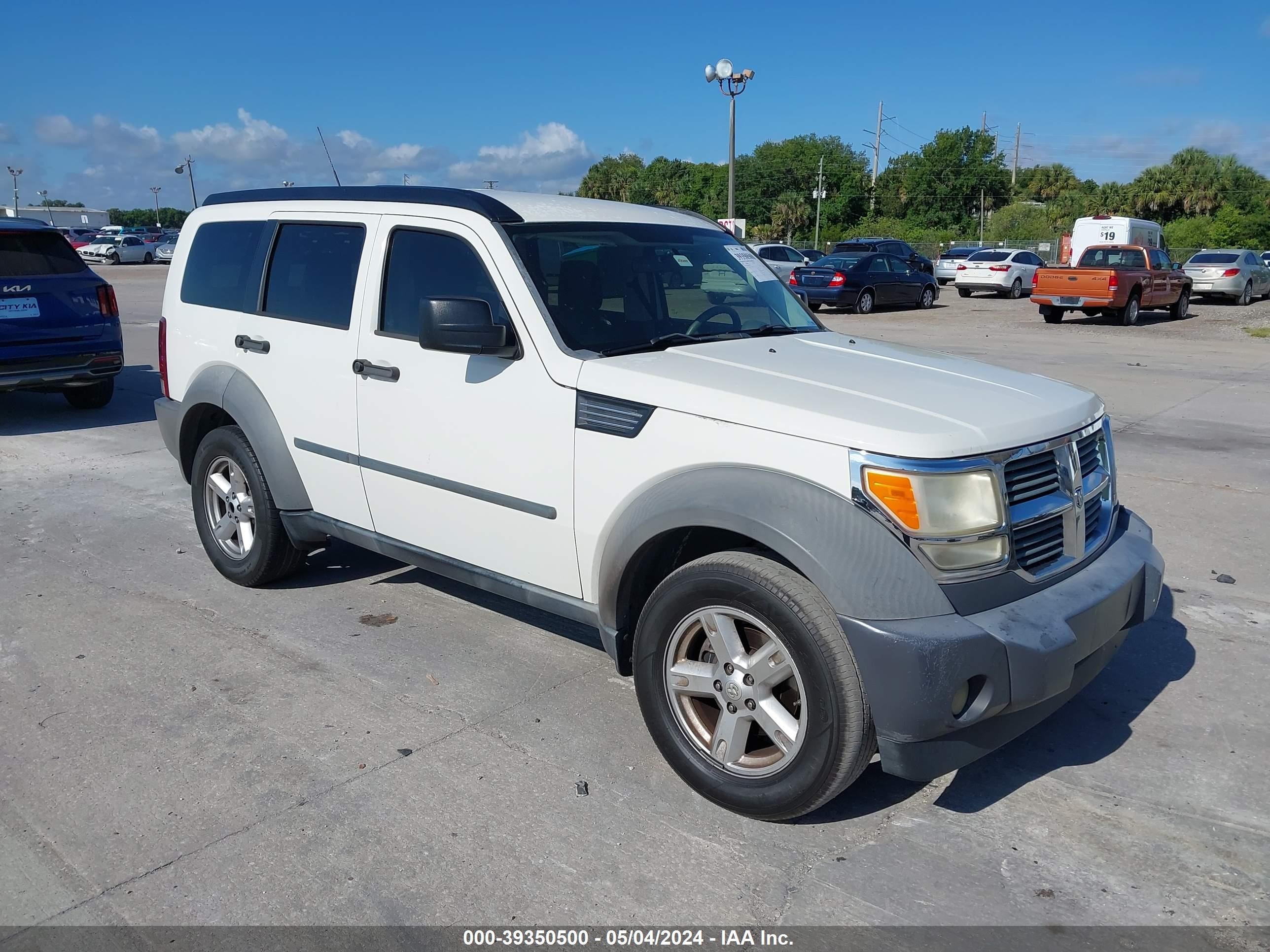 DODGE NITRO 2007 1d8gt28k97w738573