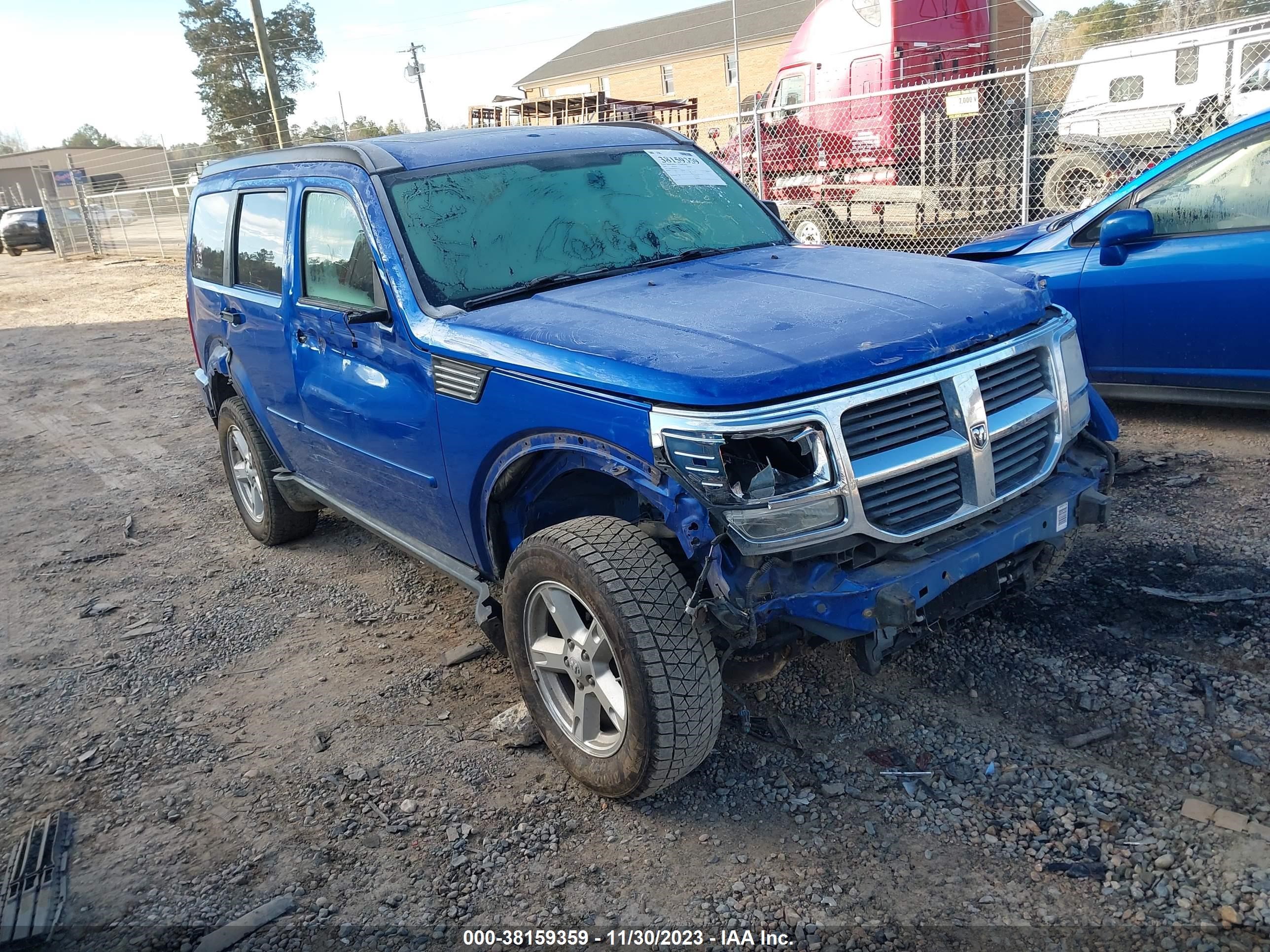 DODGE NITRO 2007 1d8gt58k87w595536