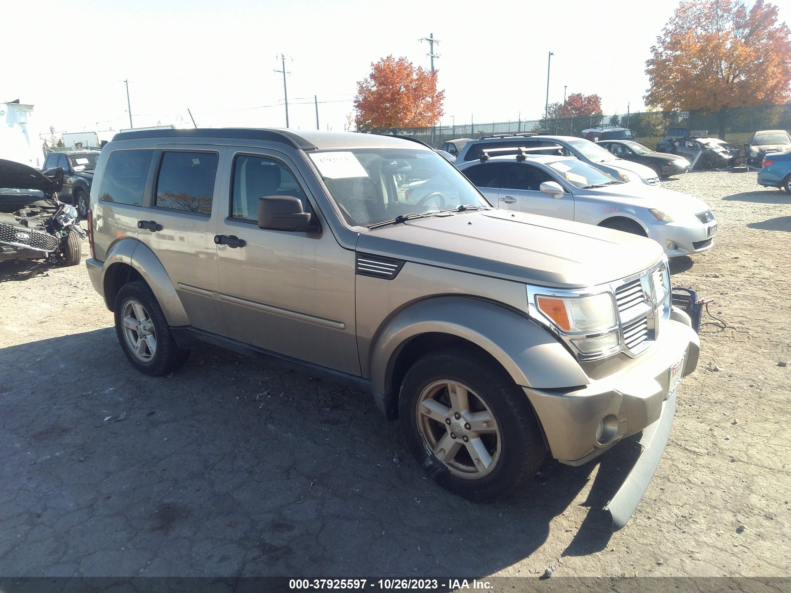 DODGE NITRO 2007 1d8gu28k07w660889