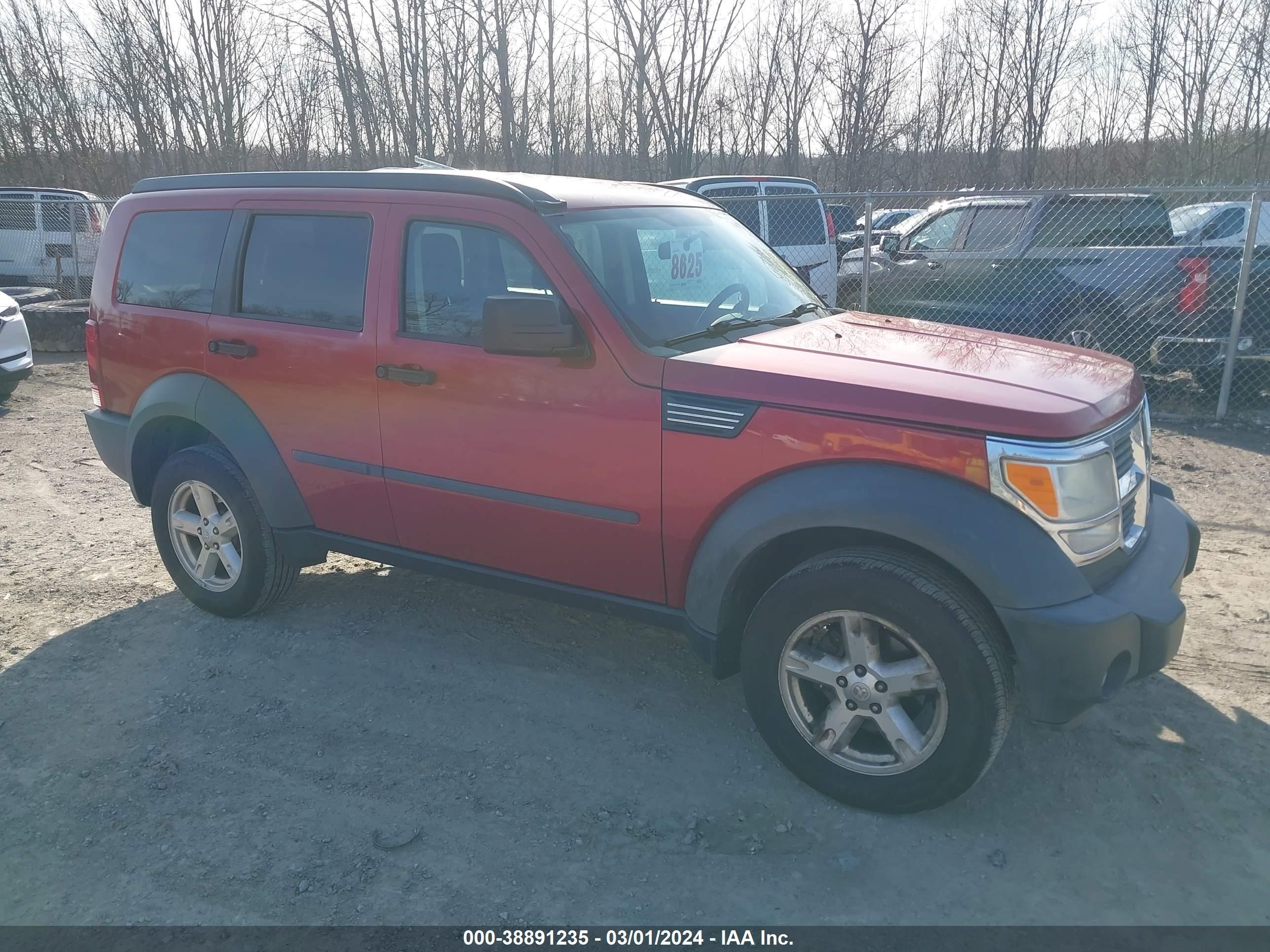 DODGE NITRO 2007 1d8gu28k37w720924