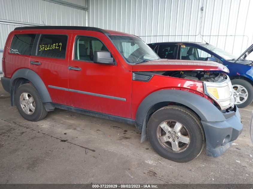 DODGE NITRO 2007 1d8gu28k47w589308