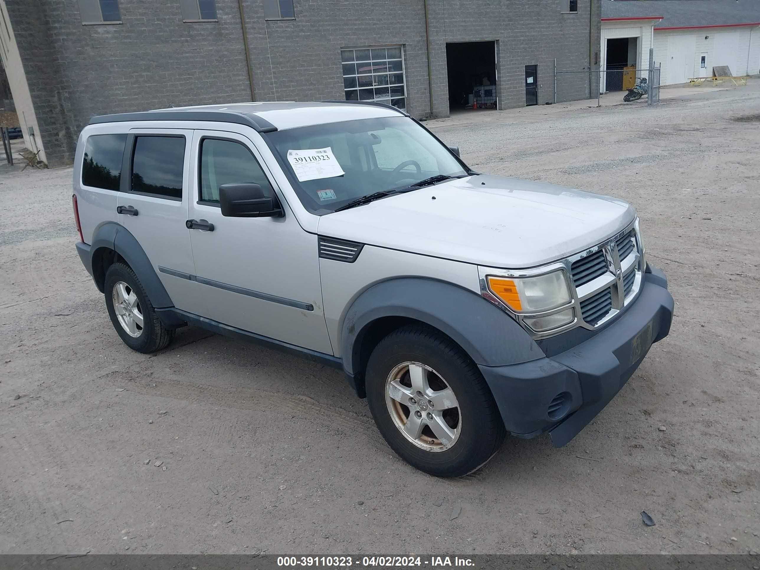 DODGE NITRO 2007 1d8gu28k47w601568