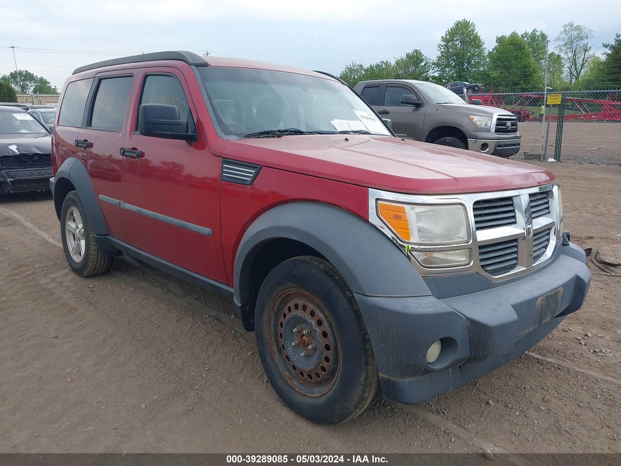 DODGE NITRO 2007 1d8gu28k47w720656