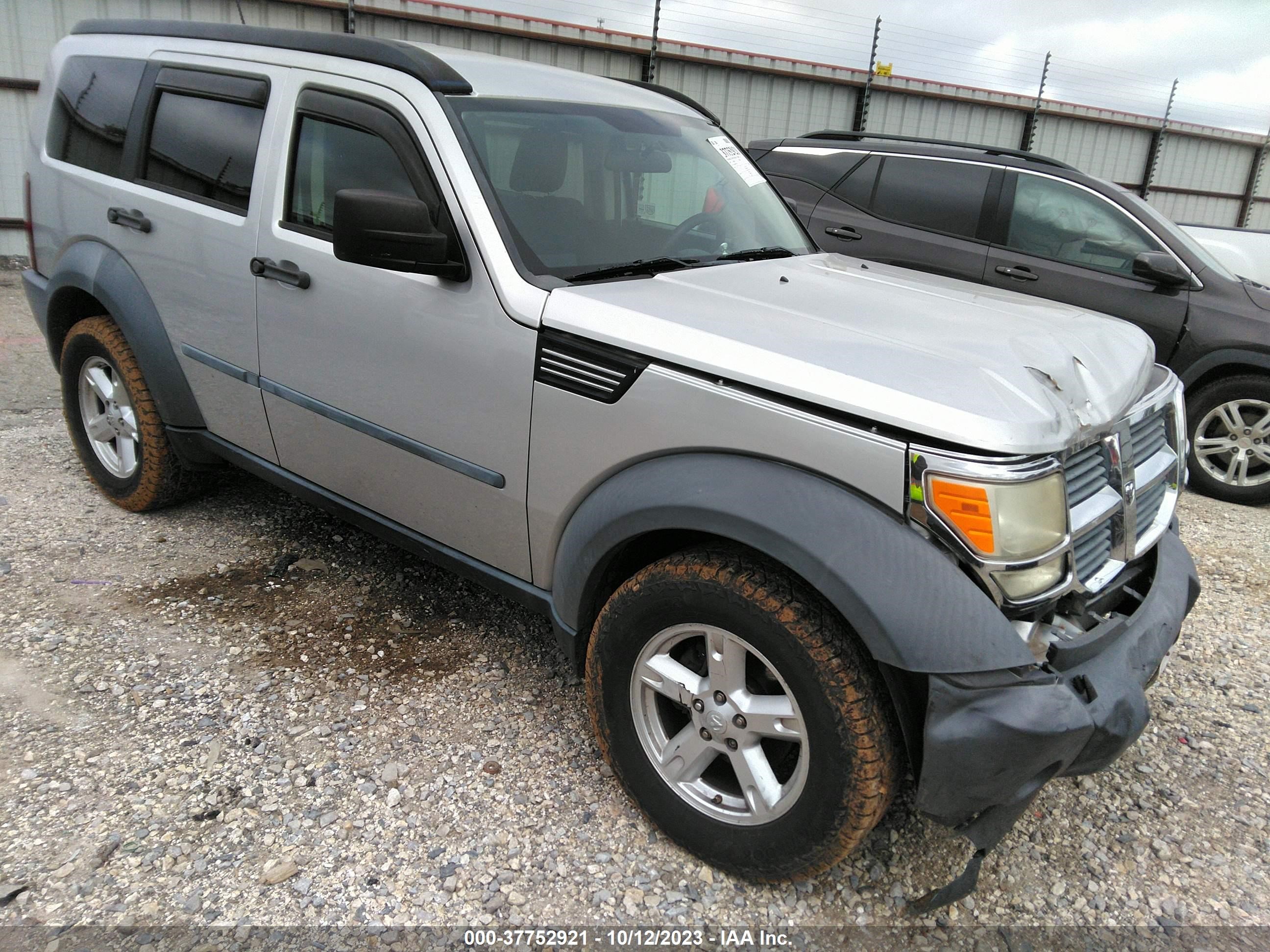 DODGE NITRO 2007 1d8gu28k87w734222