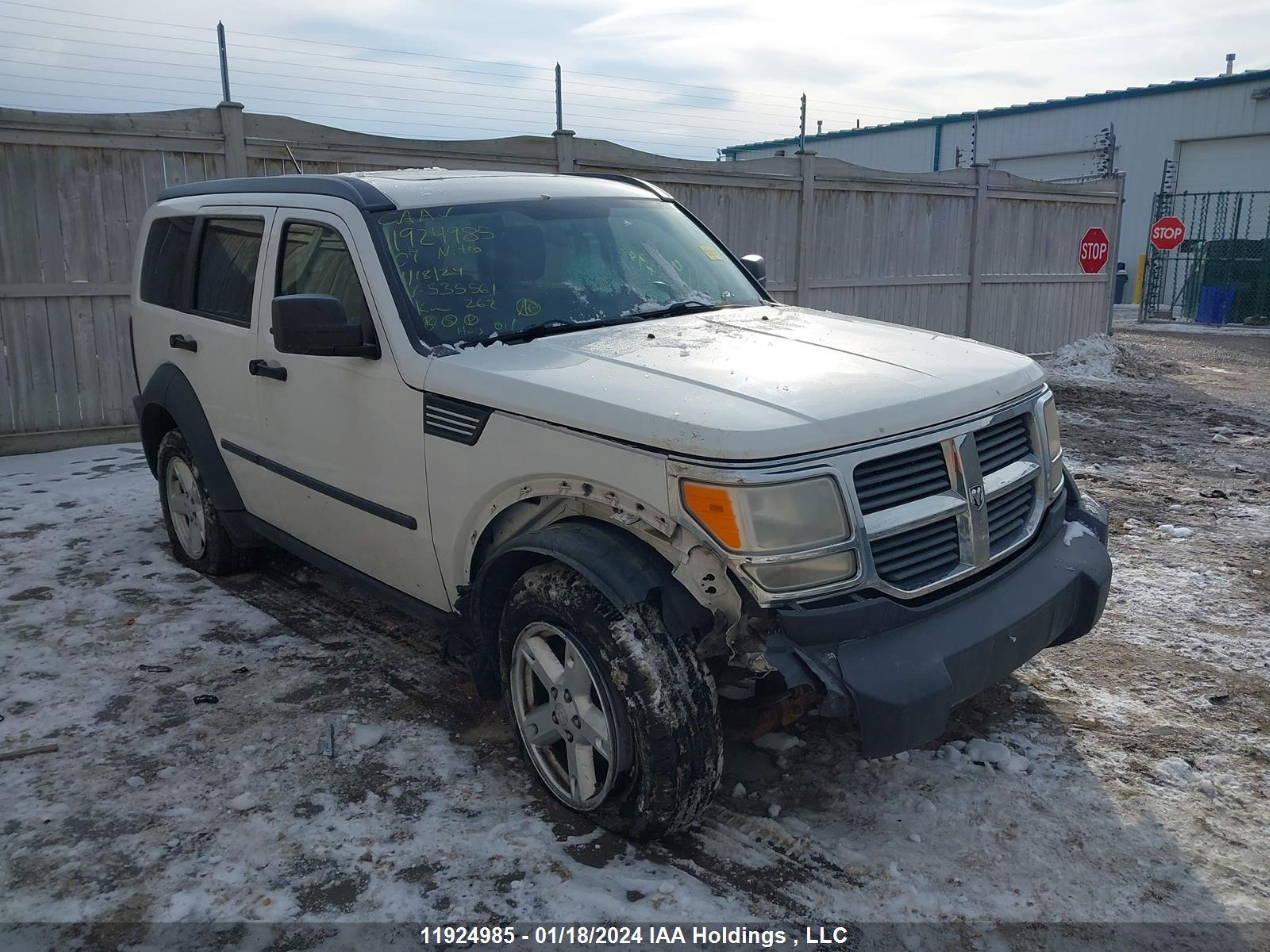 DODGE NITRO 2007 1d8gu28kx7w535561