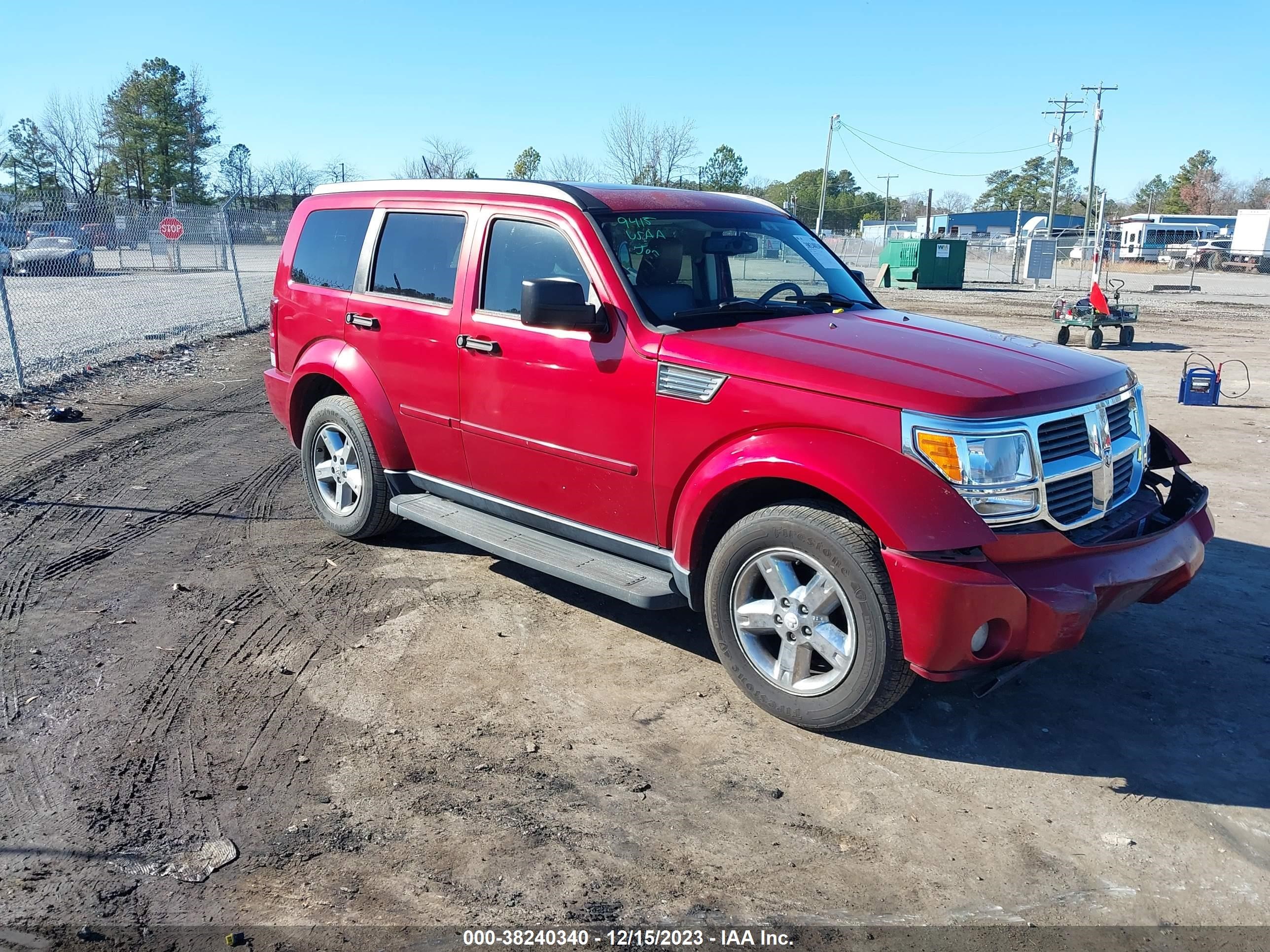 DODGE NITRO 2007 1d8gu58k07w555786