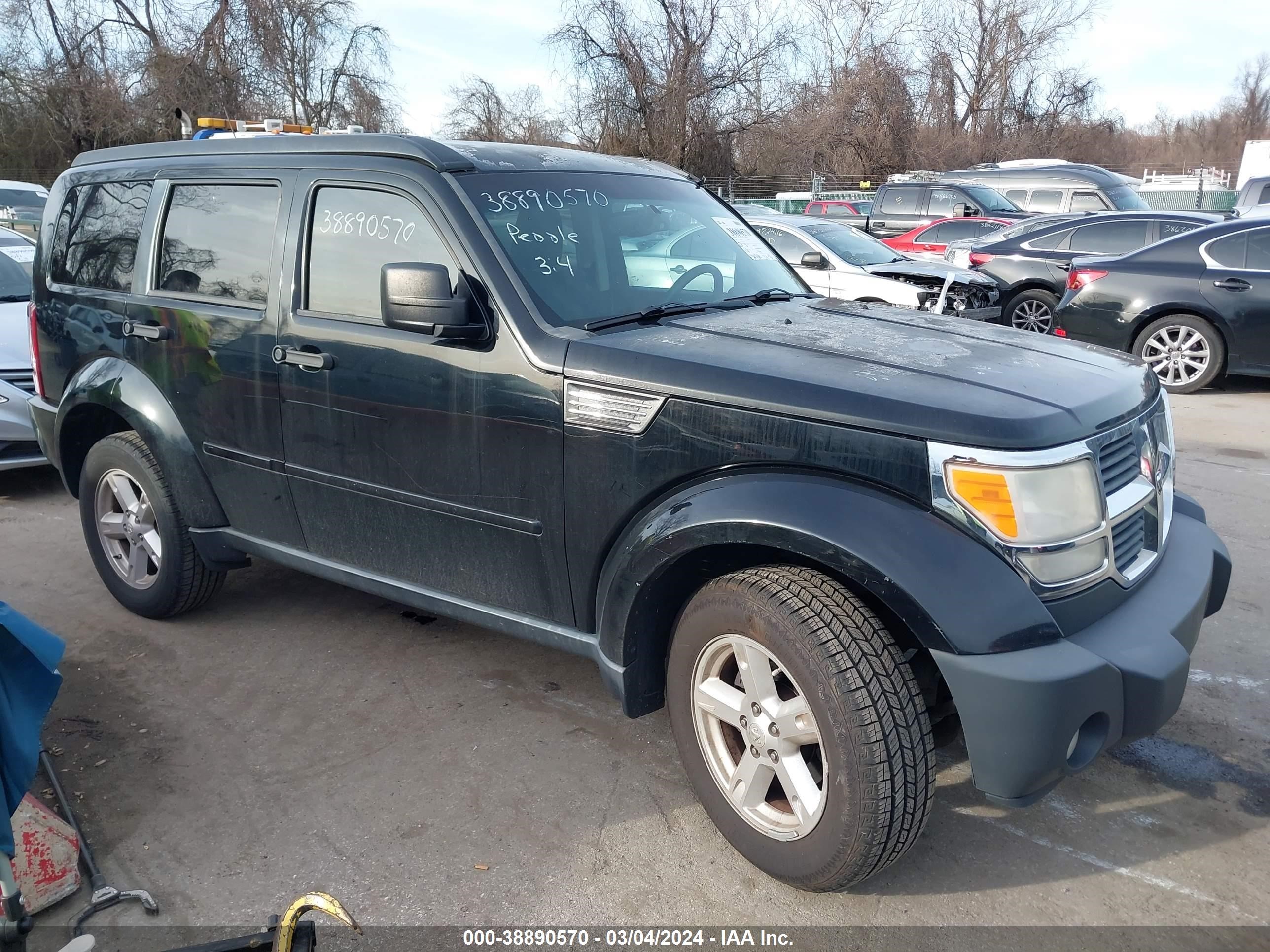 DODGE NITRO 2007 1d8gu58k17w720017